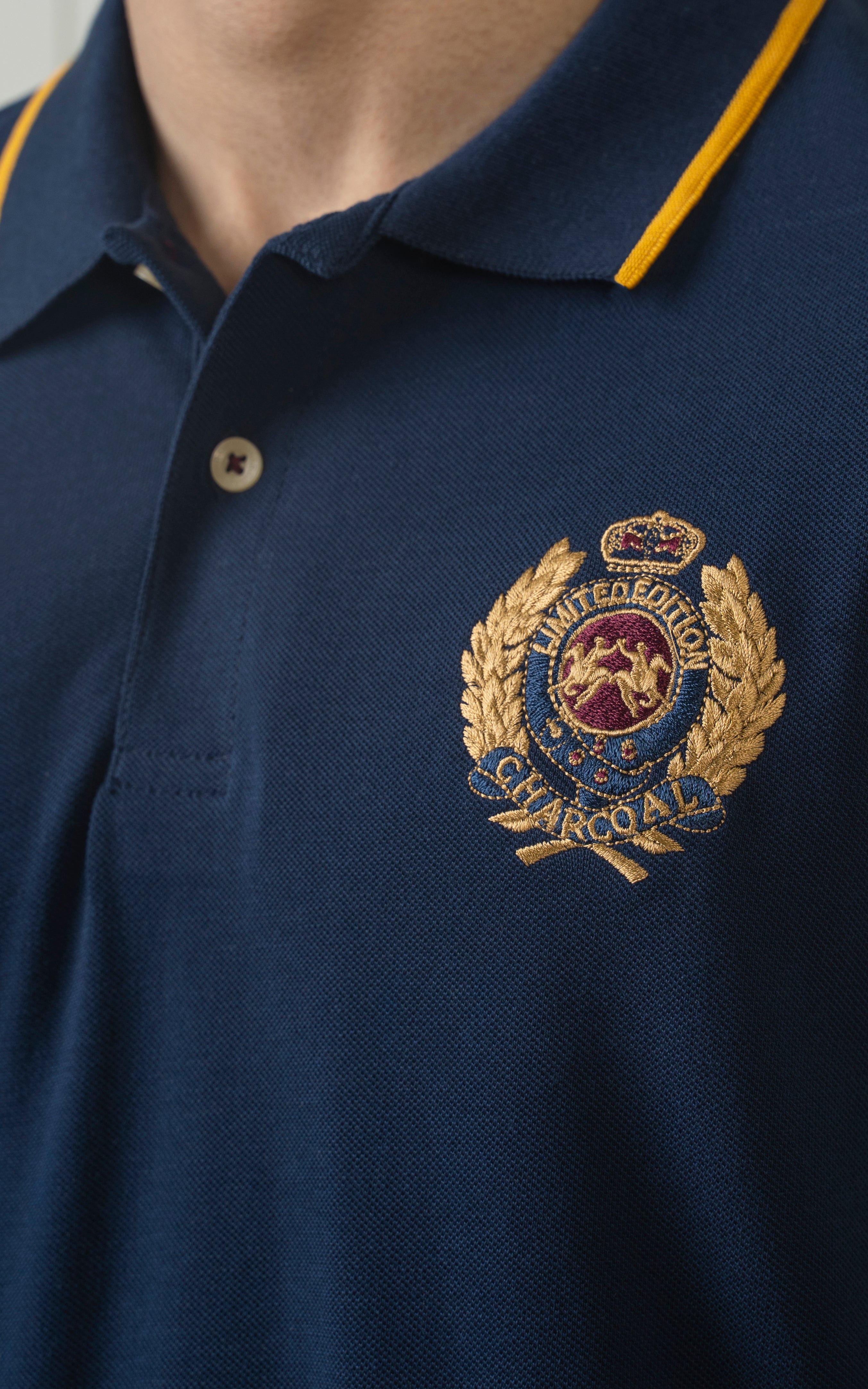 TIPPING COLLAR POLO NAVY
