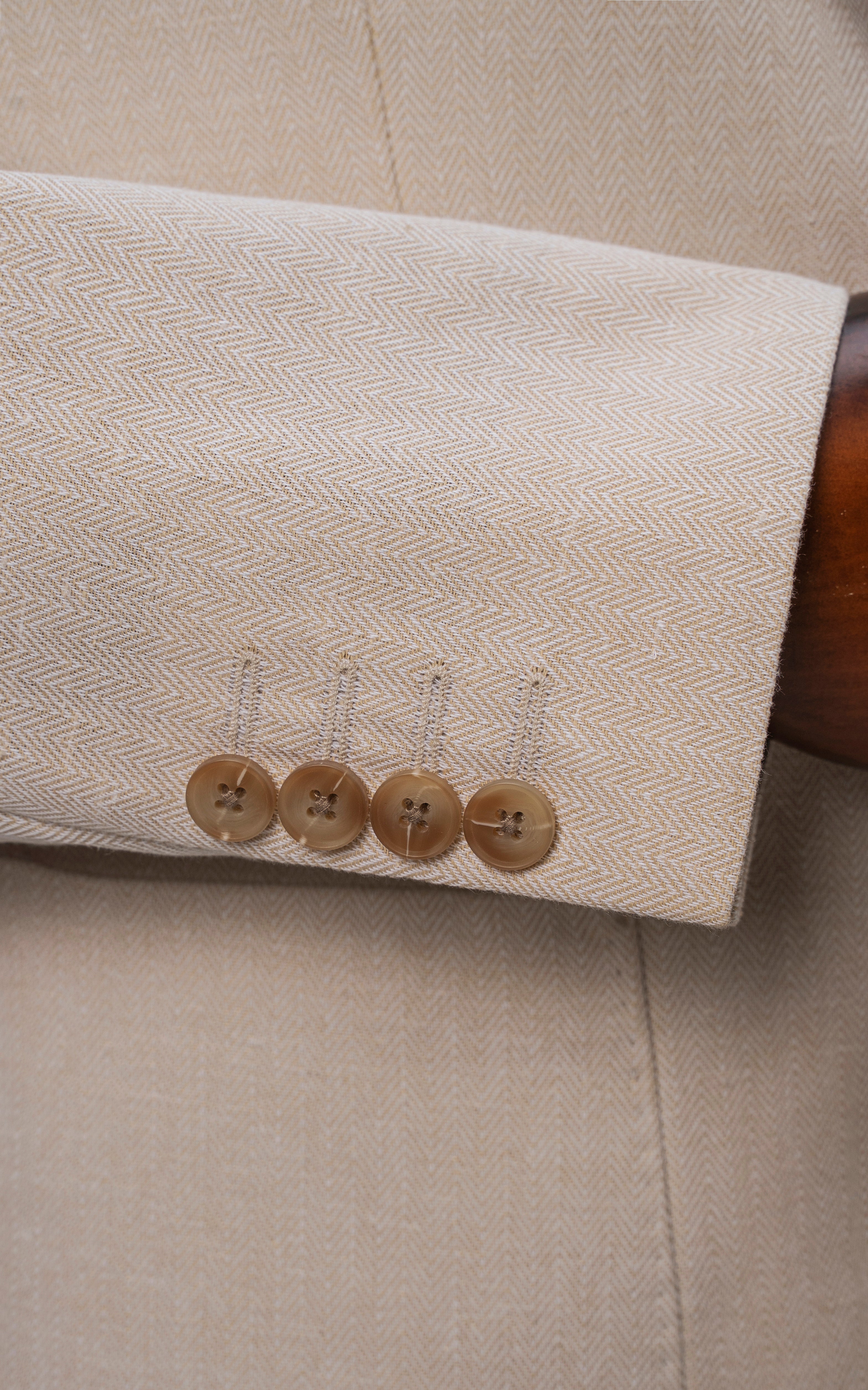 SLIM FIT CASUAL COAT LIGHT KHAKI