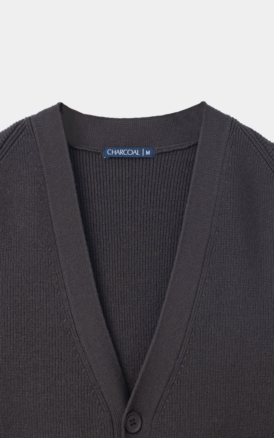 Sleeveless Cardigan Sweater Dark Brown