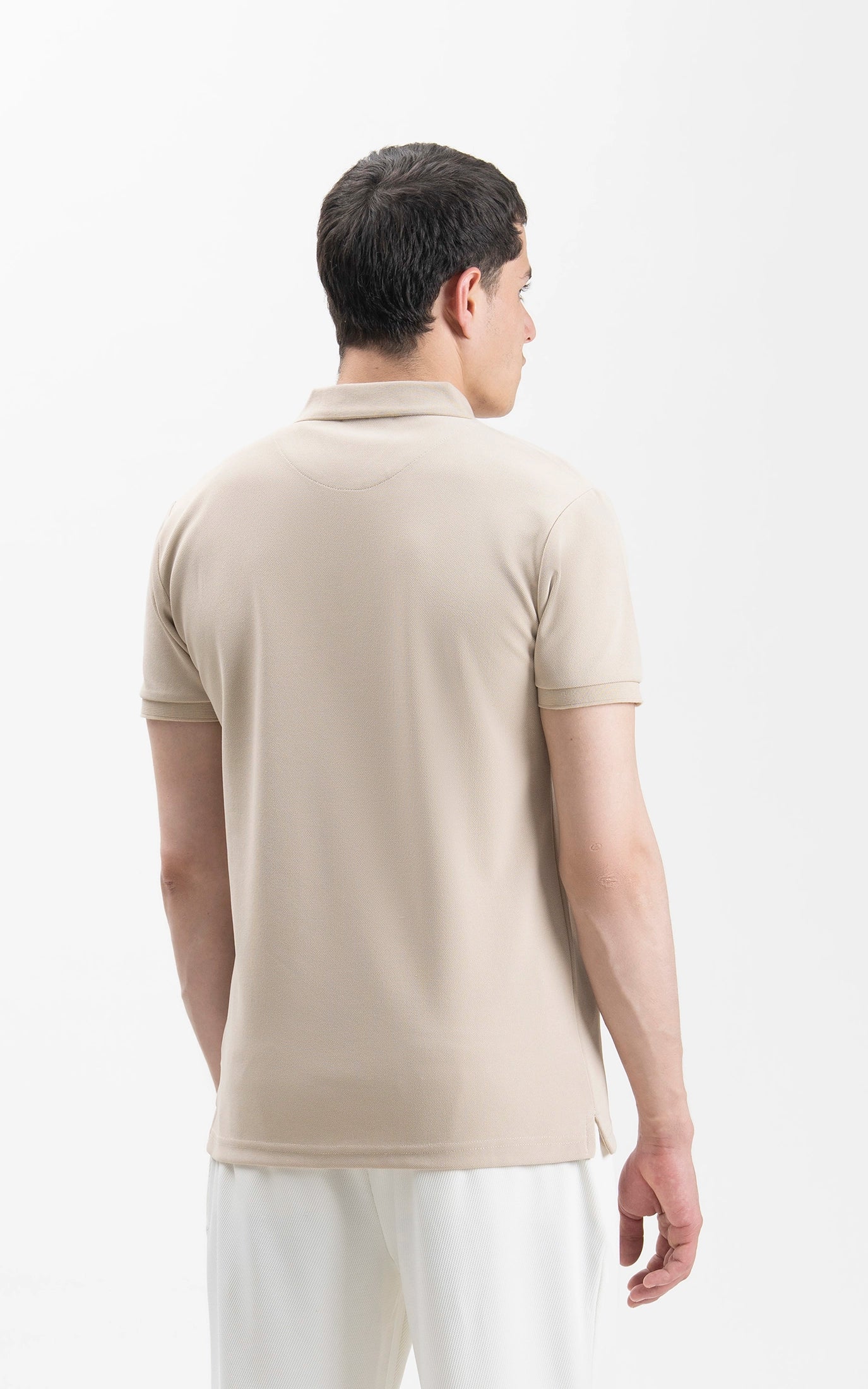 SMART FIT CLASSIC POLO SHIRT BEIGE