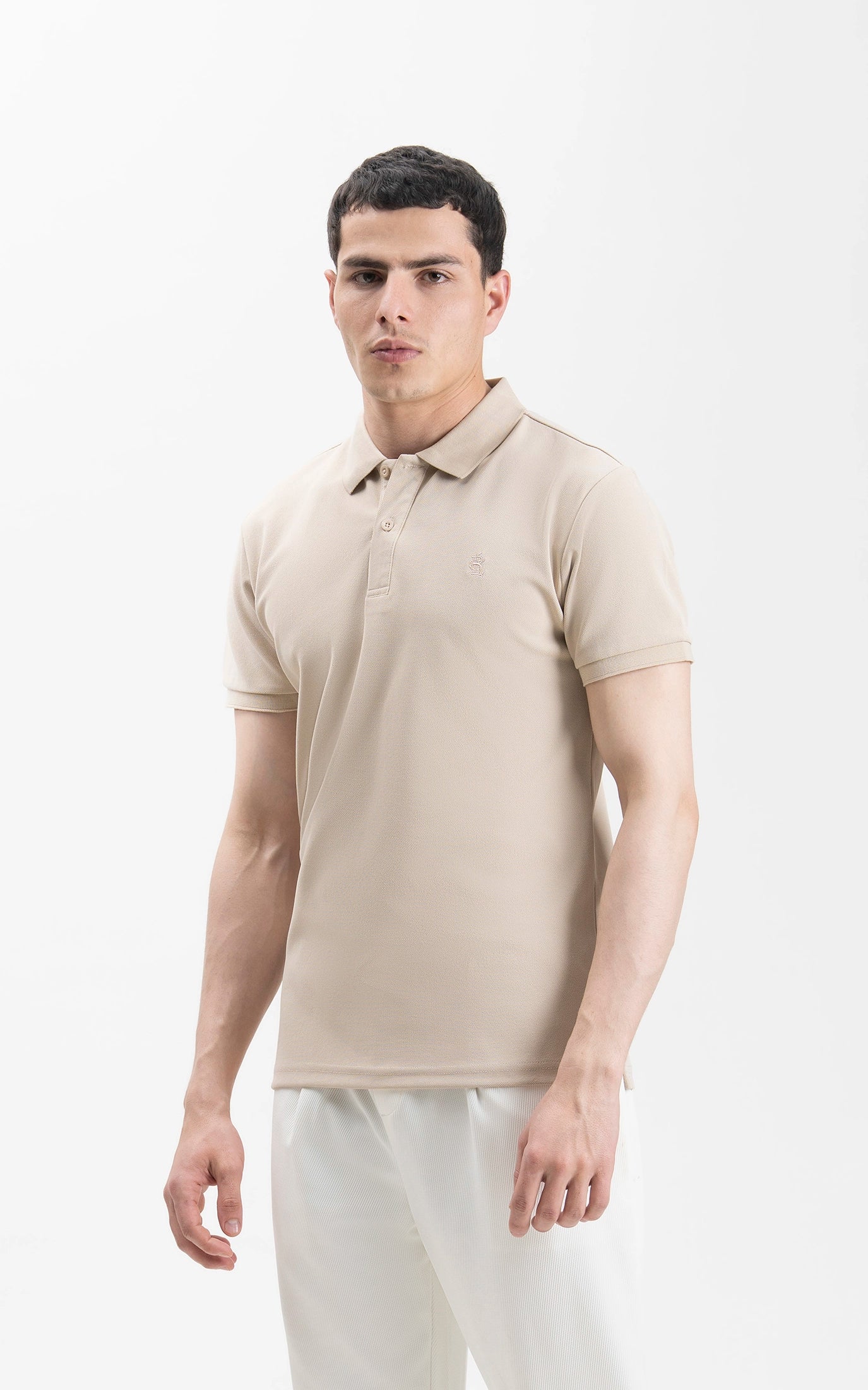 SMART FIT CLASSIC POLO SHIRT BEIGE