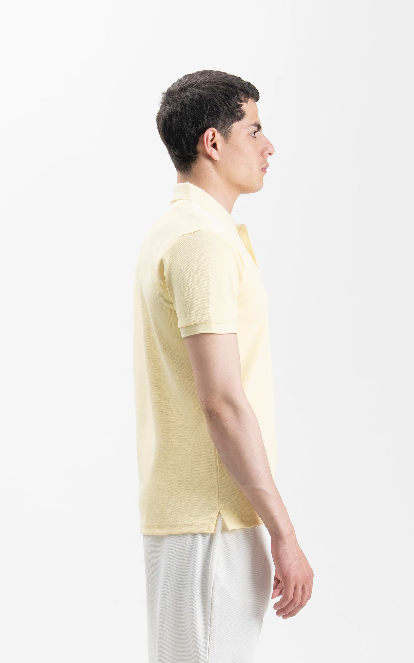 SMART FIT CLASSIC POLO SHIRT LIME YELLOW