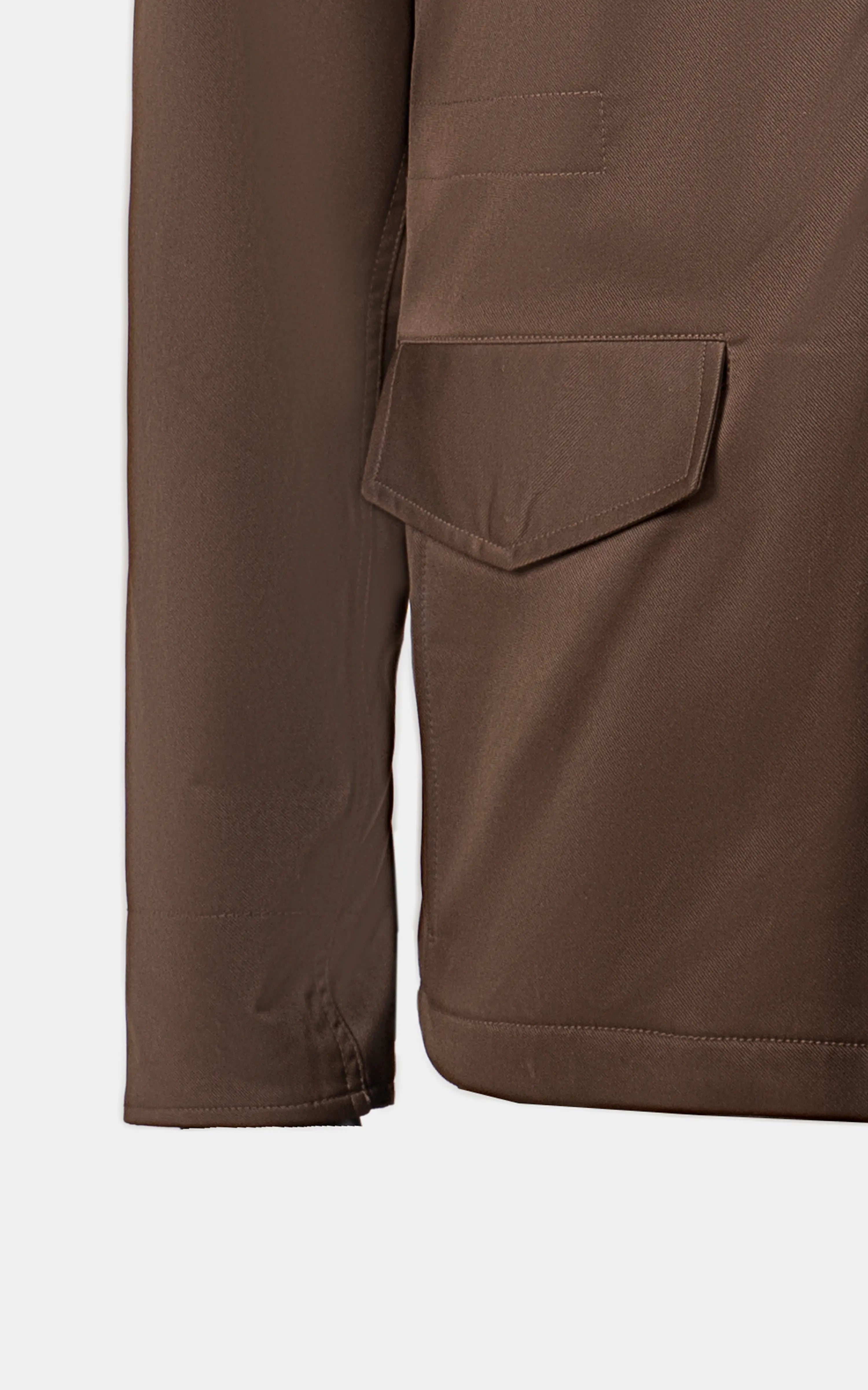 JACKET FULLSLEEVE BROWN