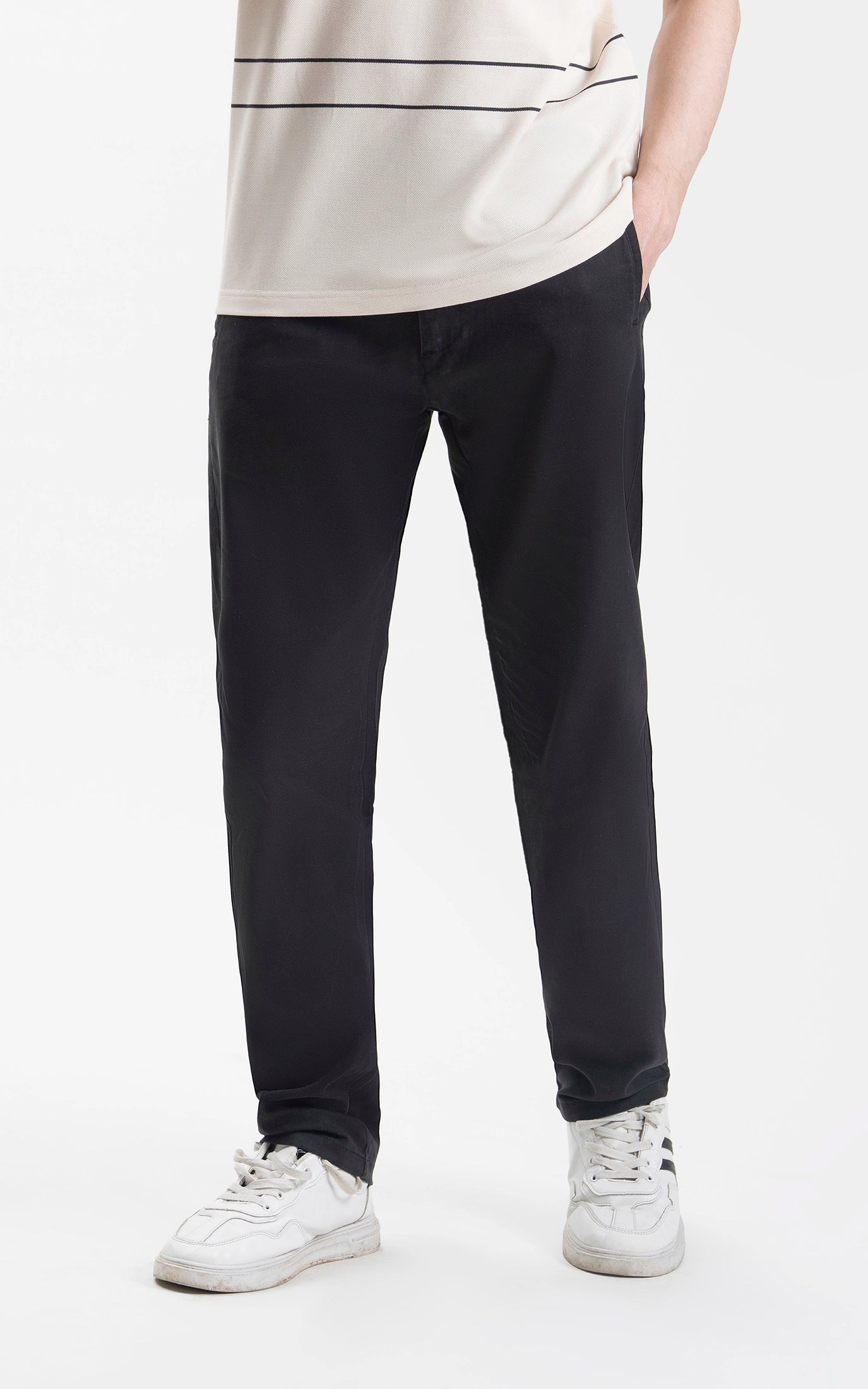 CASUAL PANT REGULAR FIT BLACK