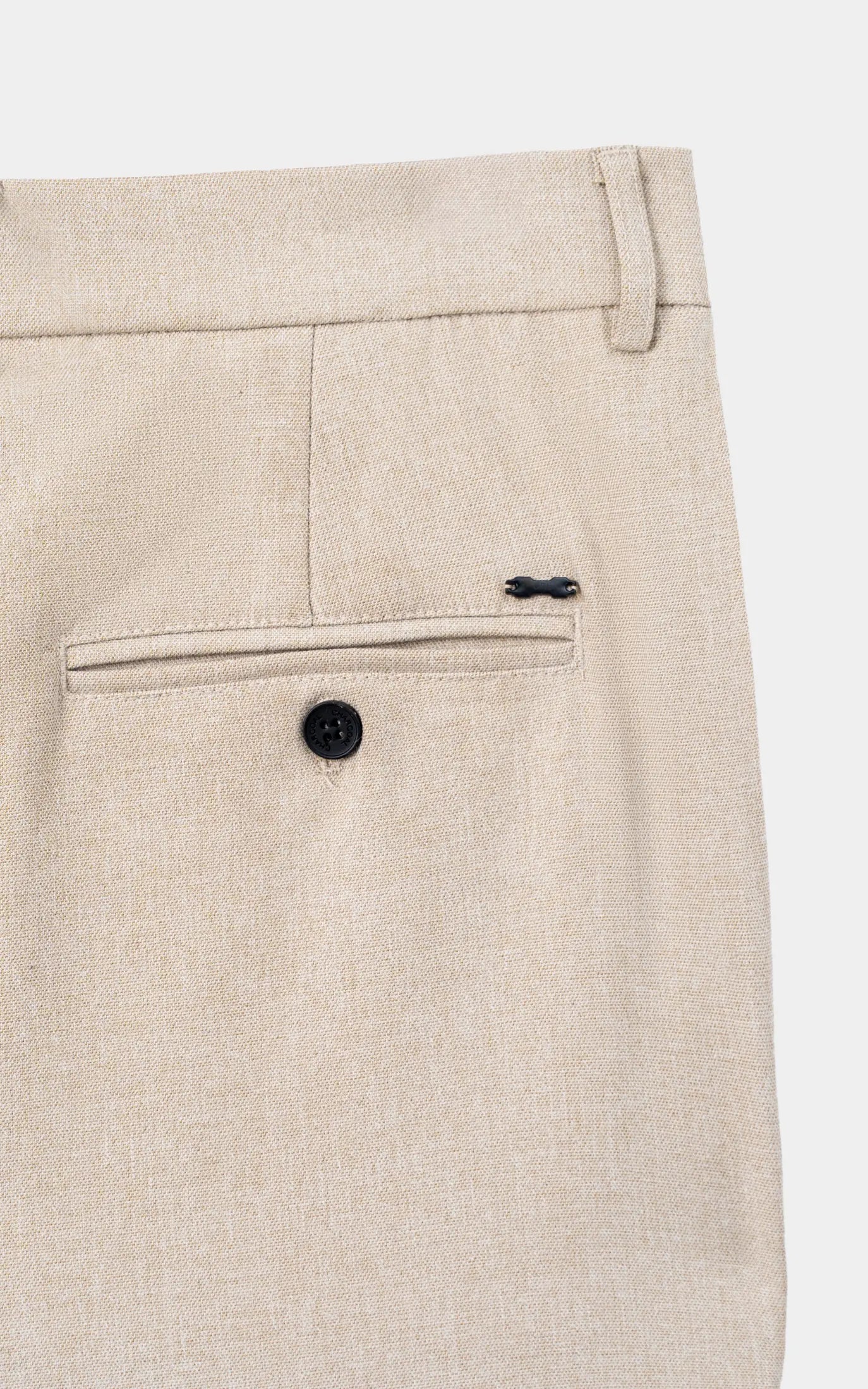 TEXTURED SMART FIT PANT BEIGE
