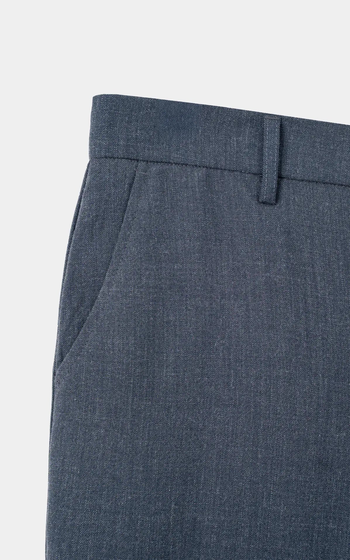 TEXTURED SMART FIT PANT GREY