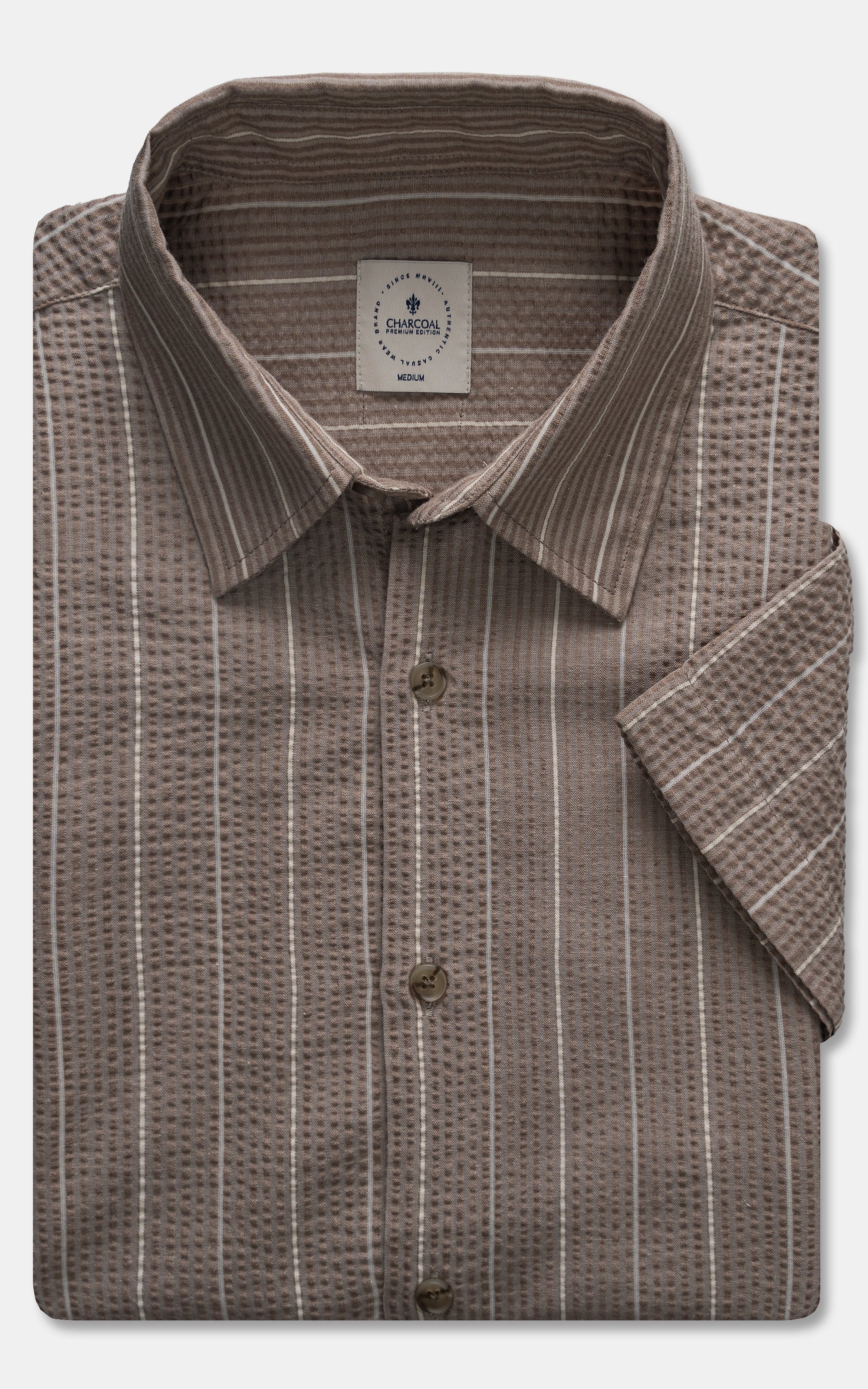 REGULAR COLLAR SHIRT KHAKI