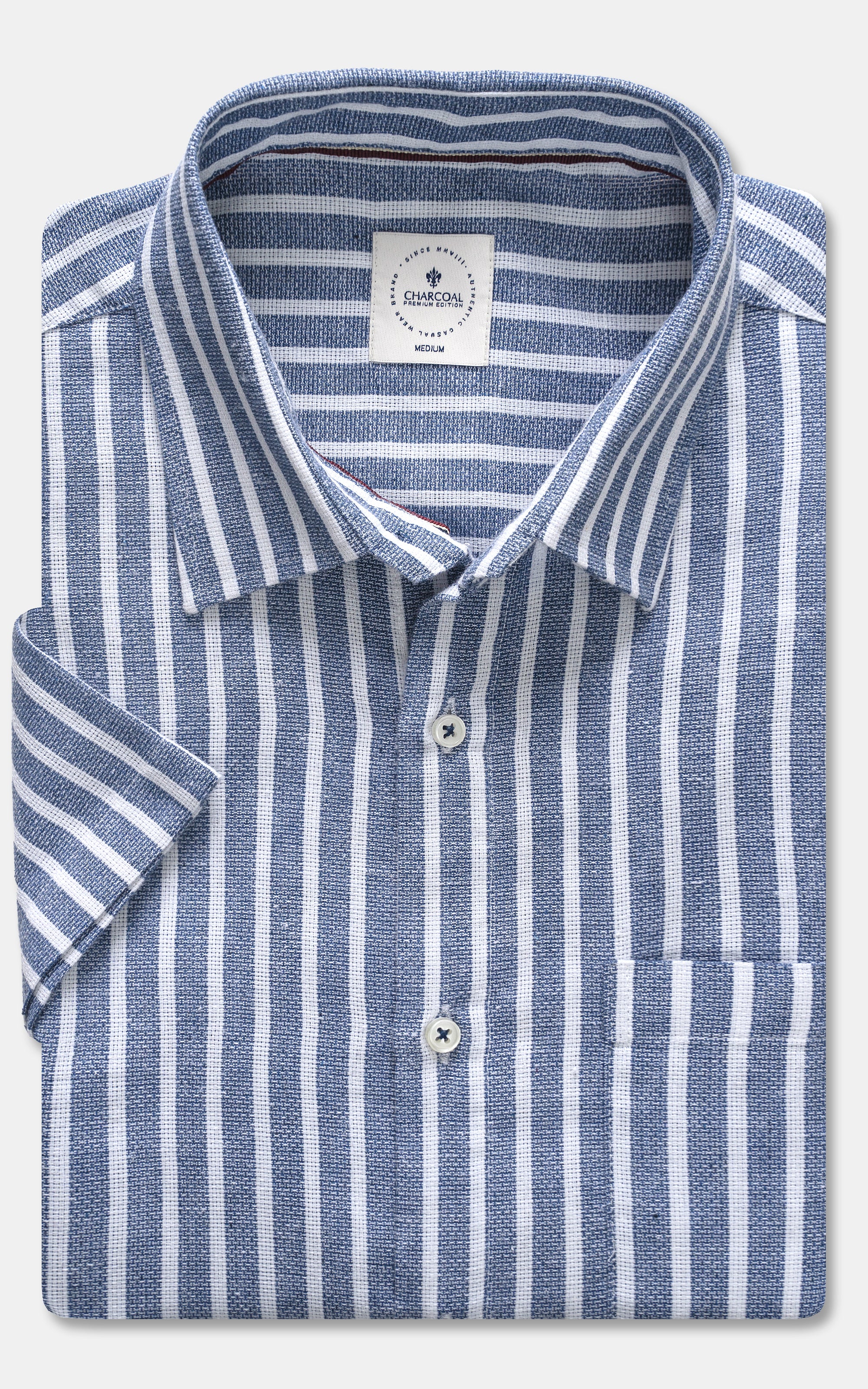REGULAR COLLAR SHIRT BLUE