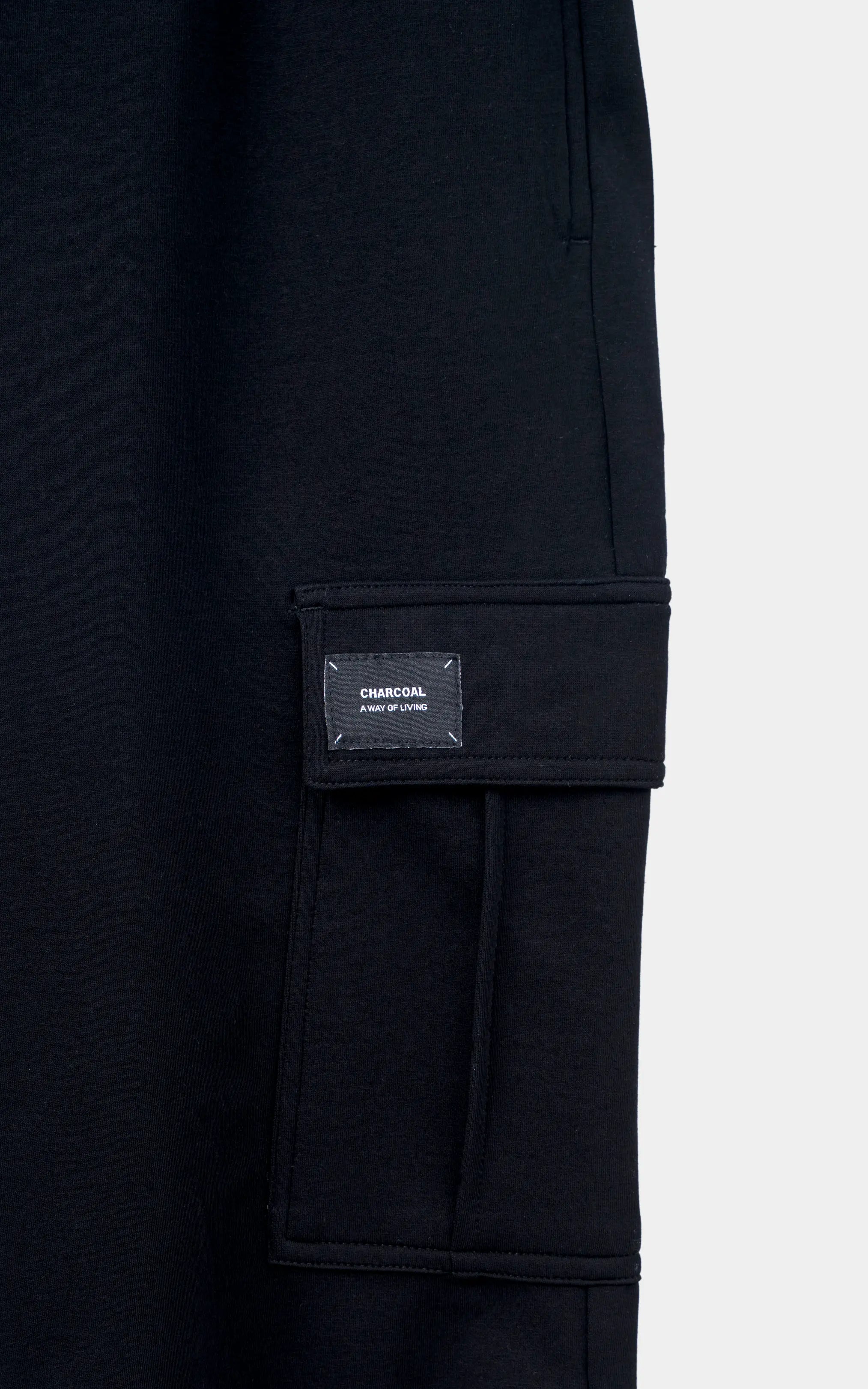 RELAX FIT SCUBA CARGO TROUSER BLACK