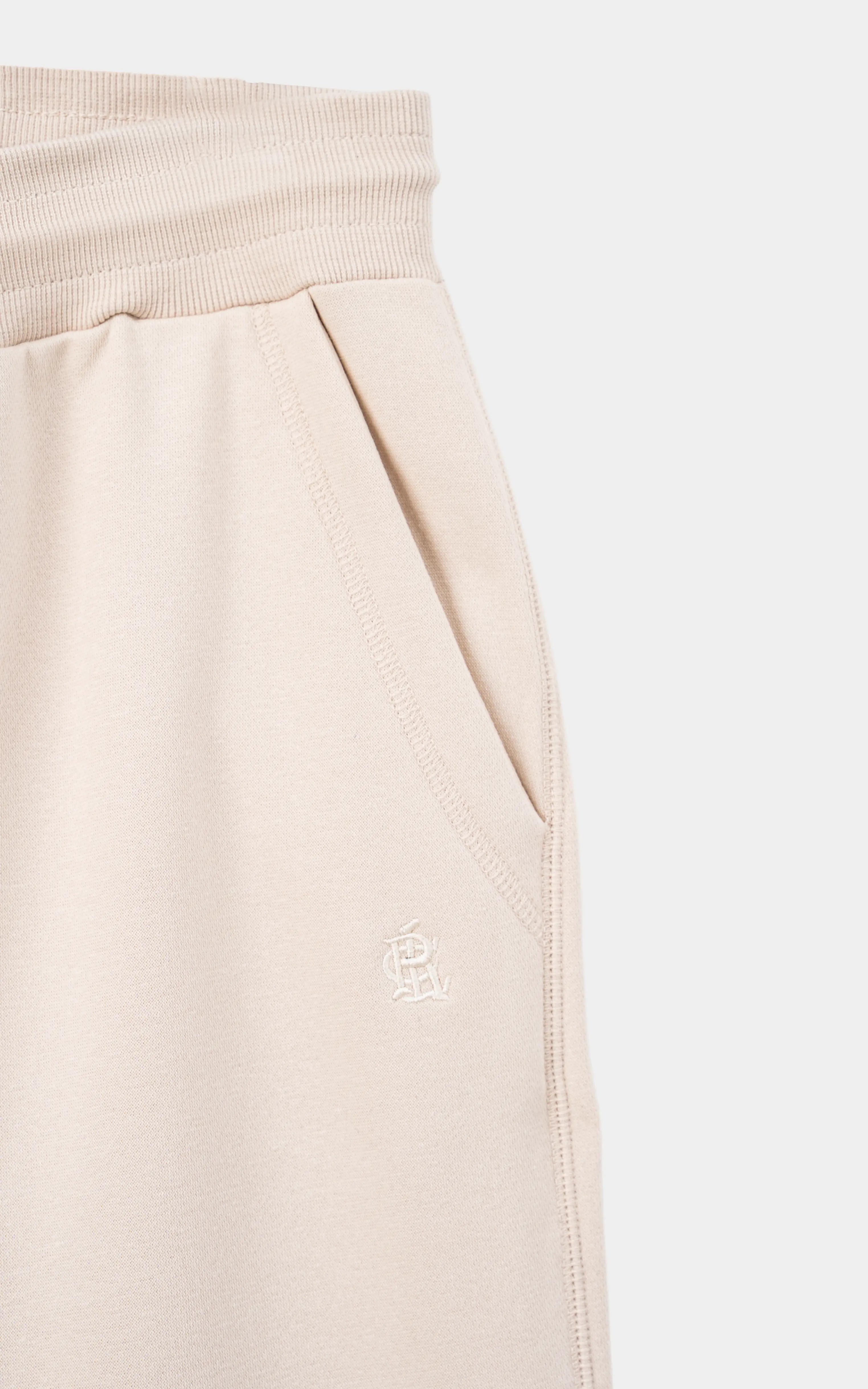 REGULAR FIT FLEECE JOGGER TROUSER BEIGE