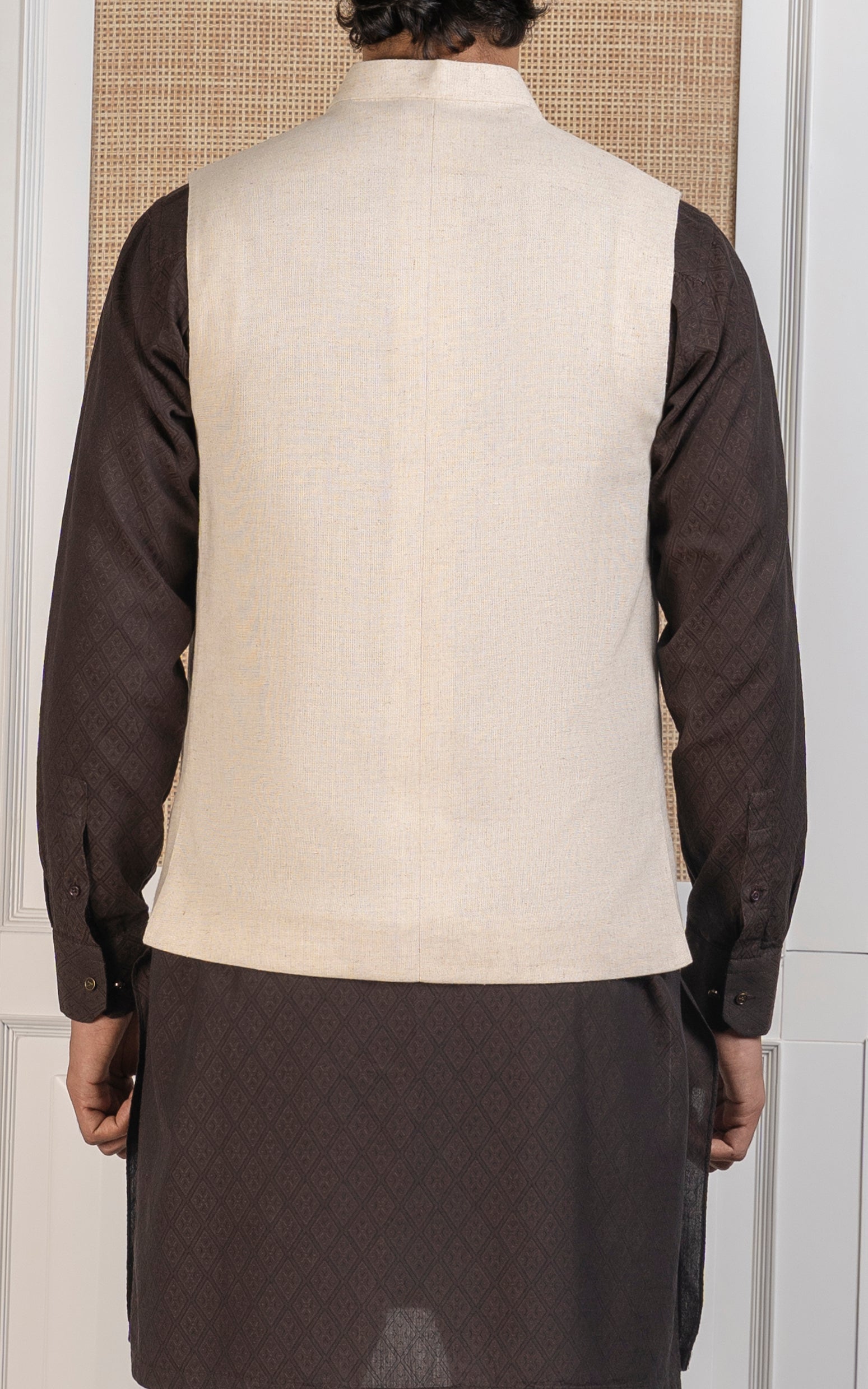 COTTON LINEN W/C -  SIGNATURE COLLECTION OATMEAL