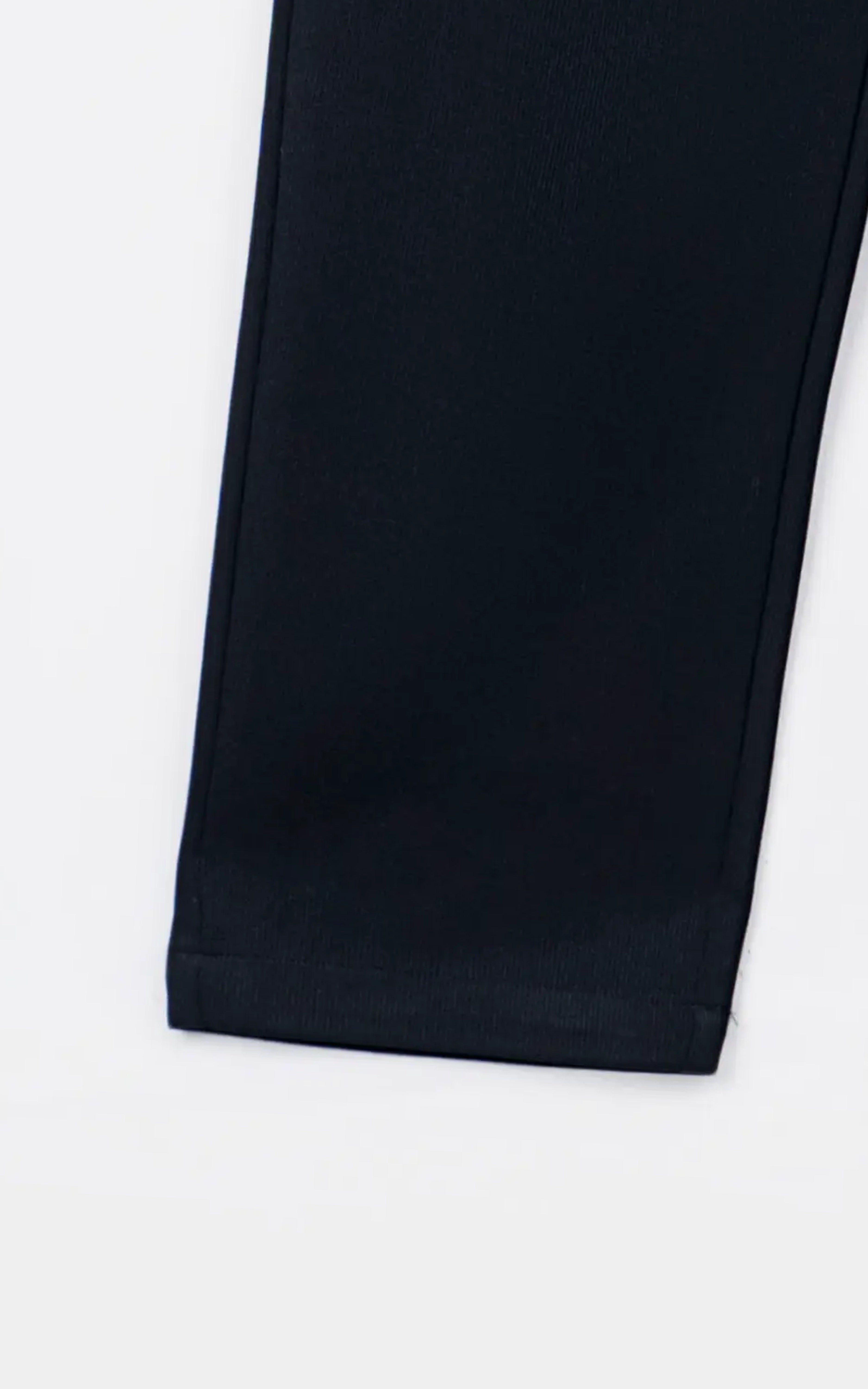 RELAX FIT TEXTURED JOGGER TROUSER BLACK