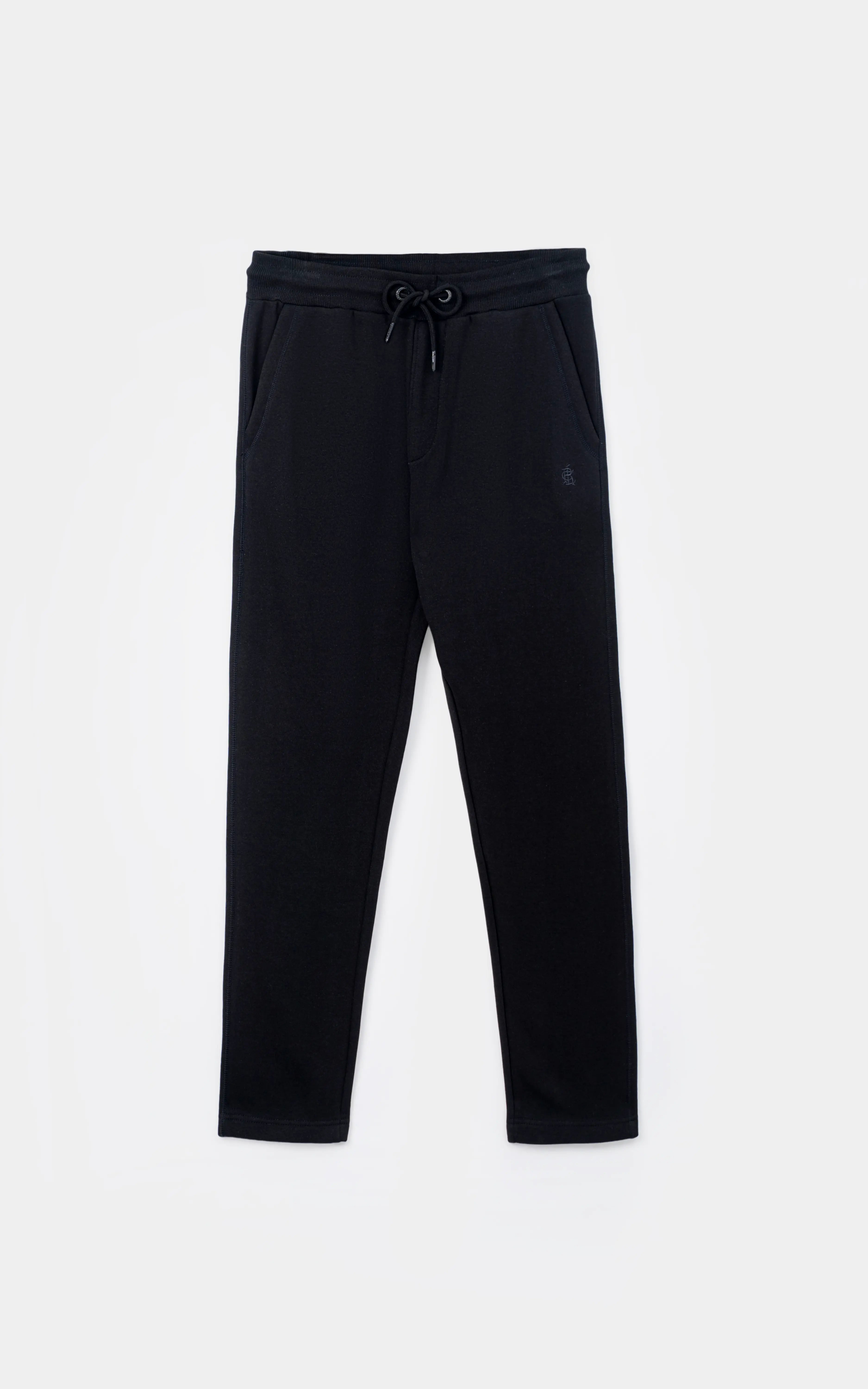 REGULAR FIT FLEECE JOGGER TROUSER BLACK