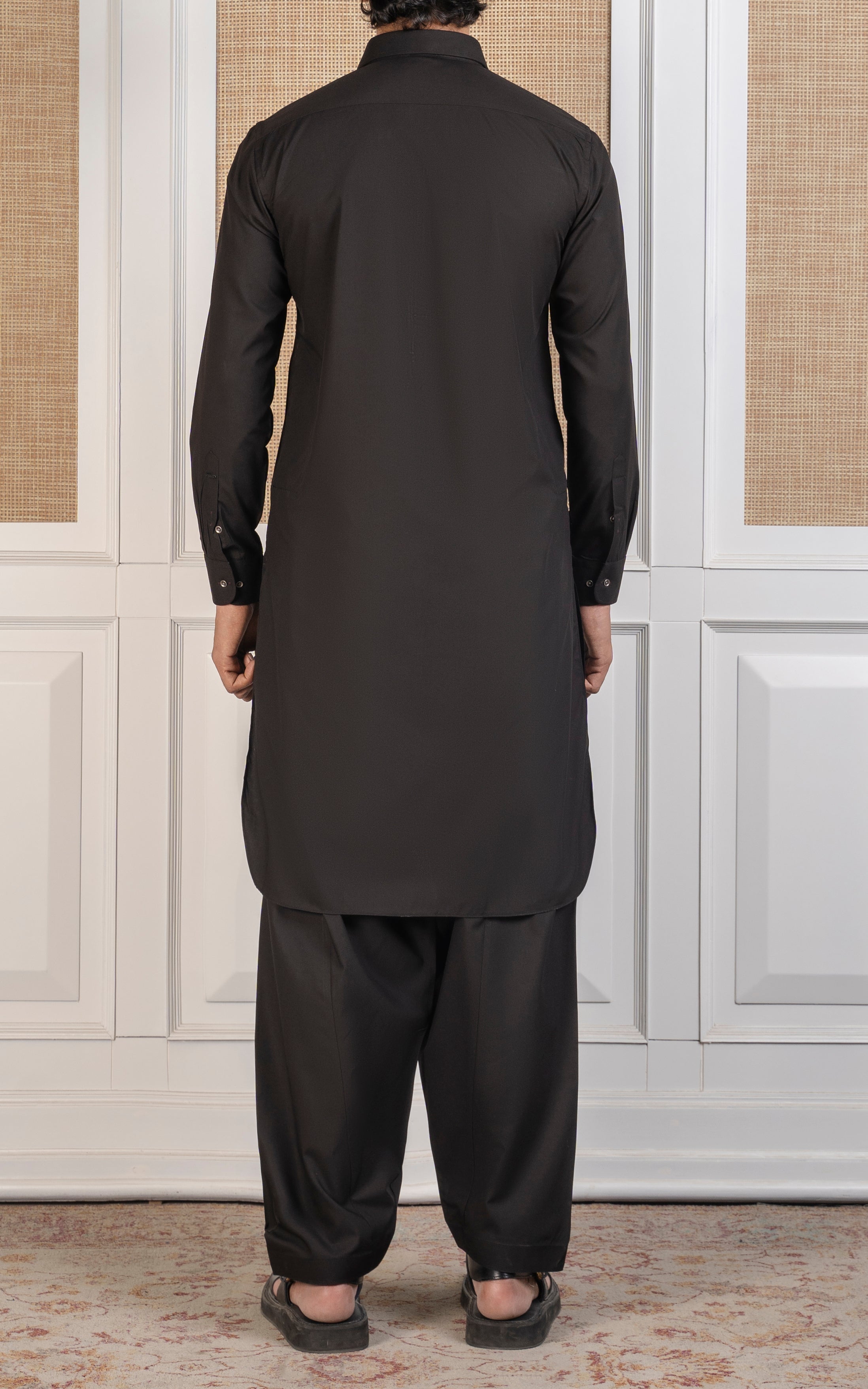 BLENDED KAMEEZ SHALWAR - SIGNATURE COLLECTION BLACK