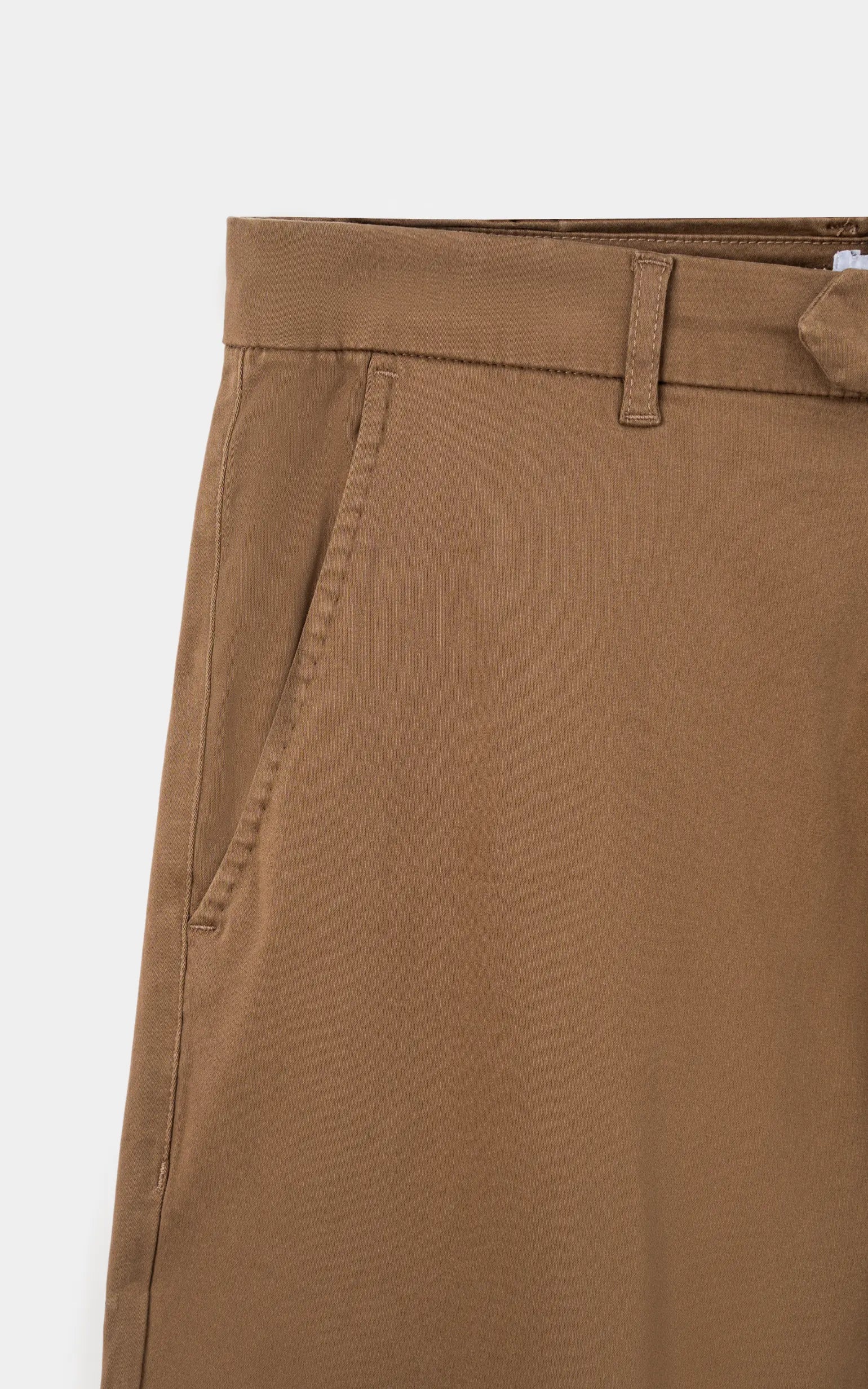 TWILL SMART FIT PANT BROWN