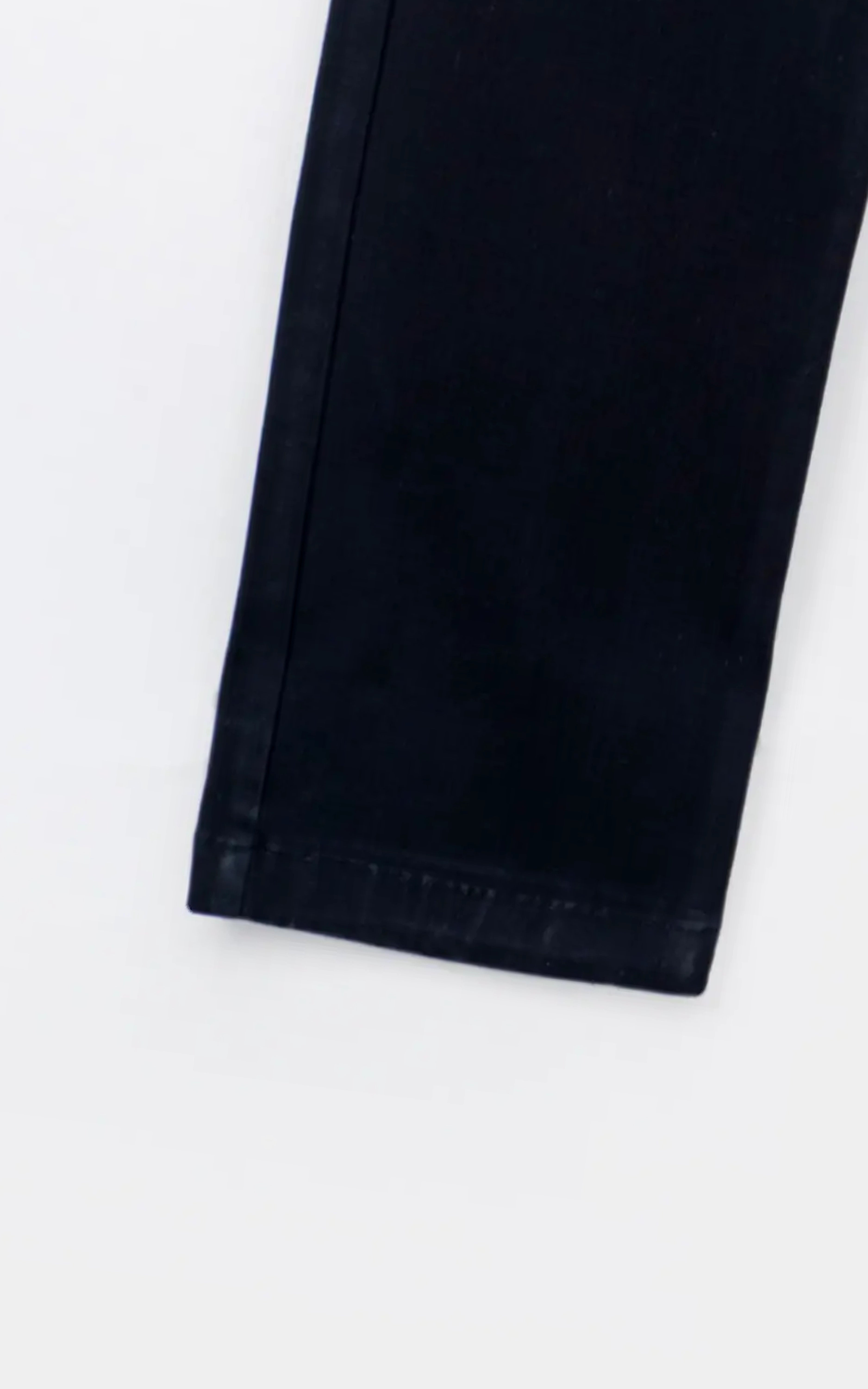 MELANGE REGULAR TAPERED FIT CASUAL PANT NAVY