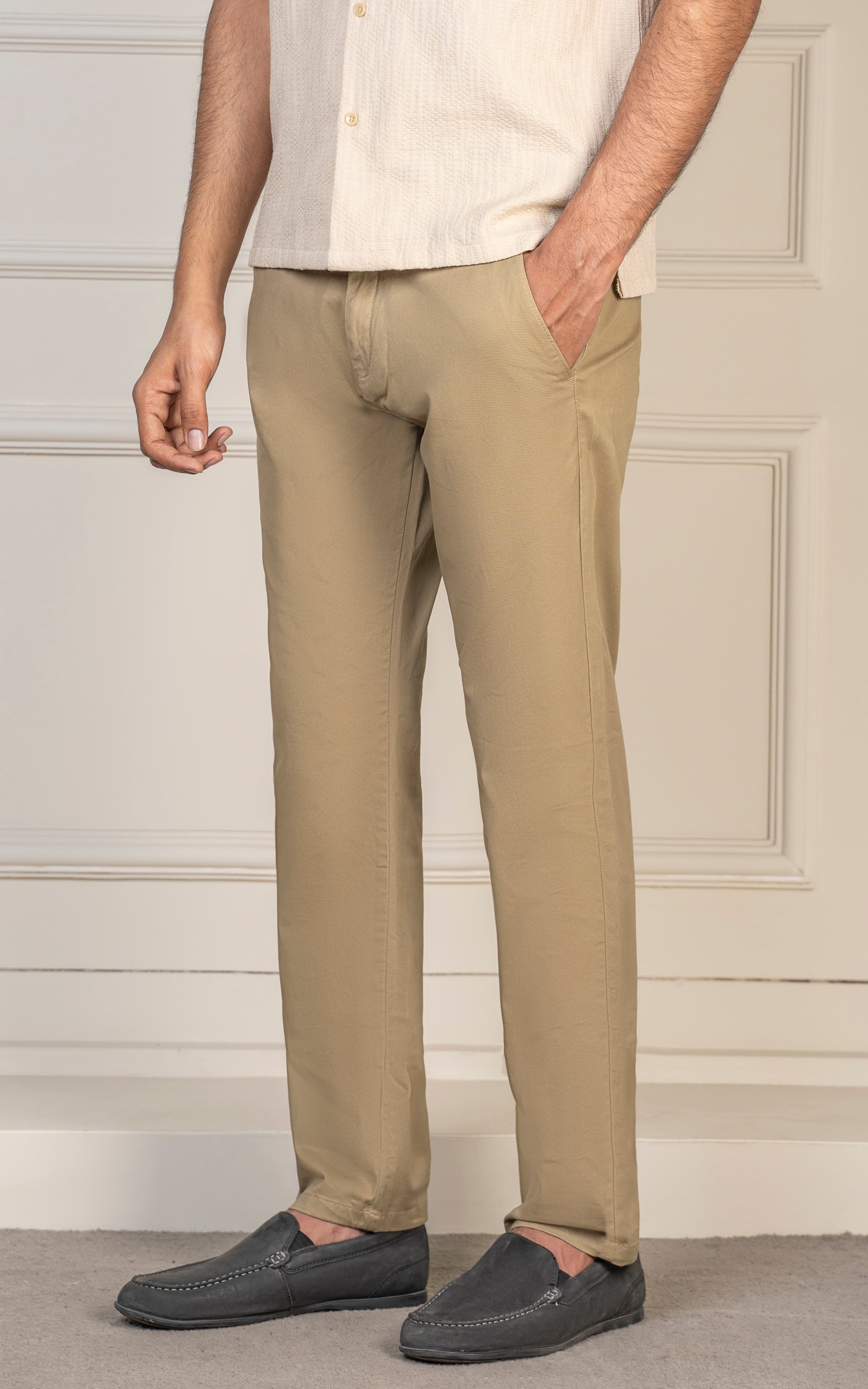TWILL SMART FIT PANT KHAKI