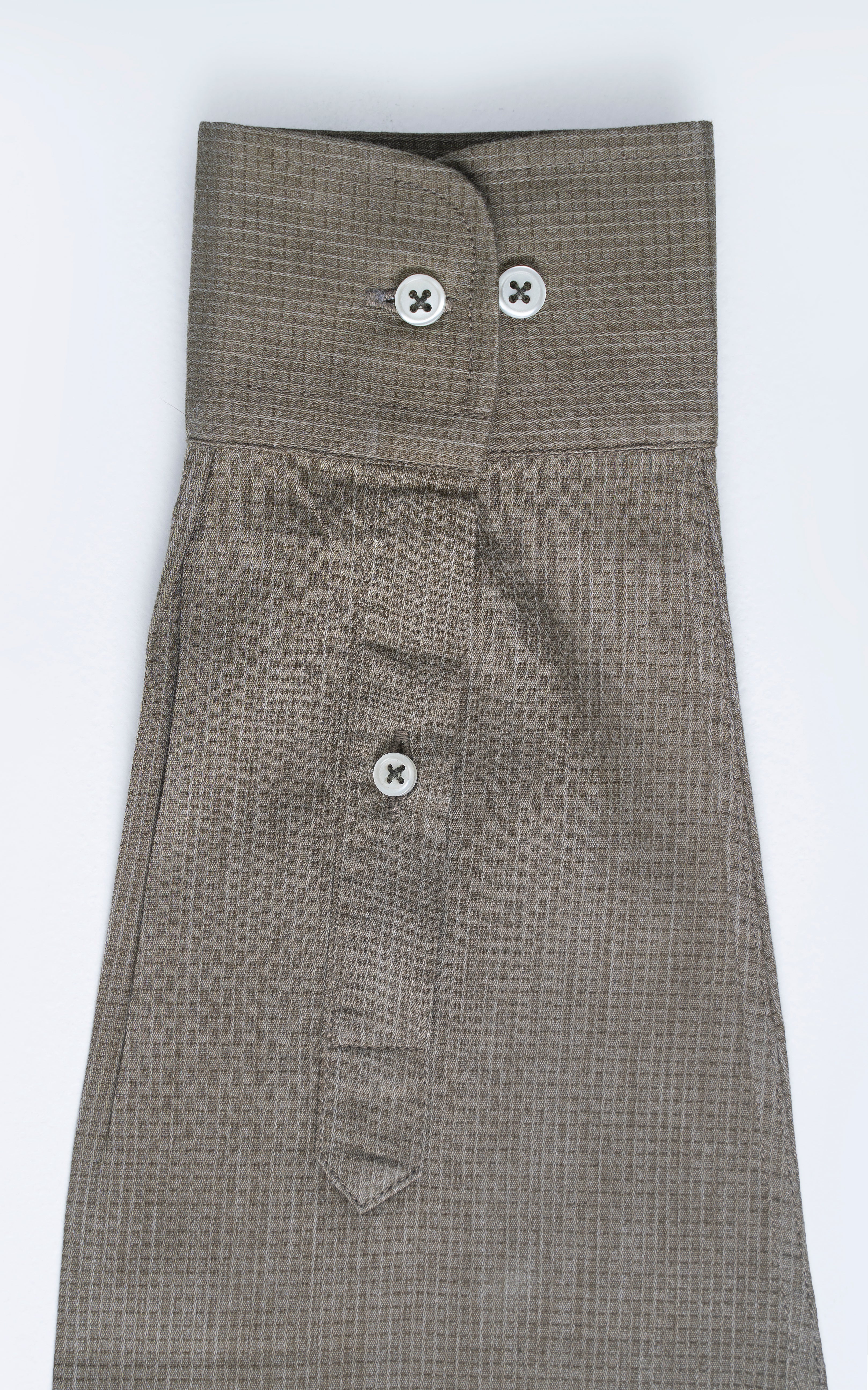 BUTTON DOWN COLLAR SMART SHIRT GREEN