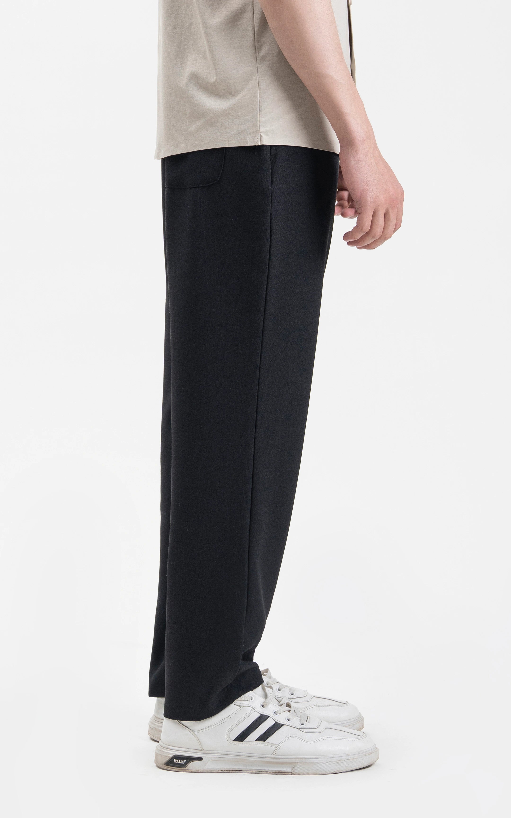 CASUAL TROUSER SMART FIT BLACK