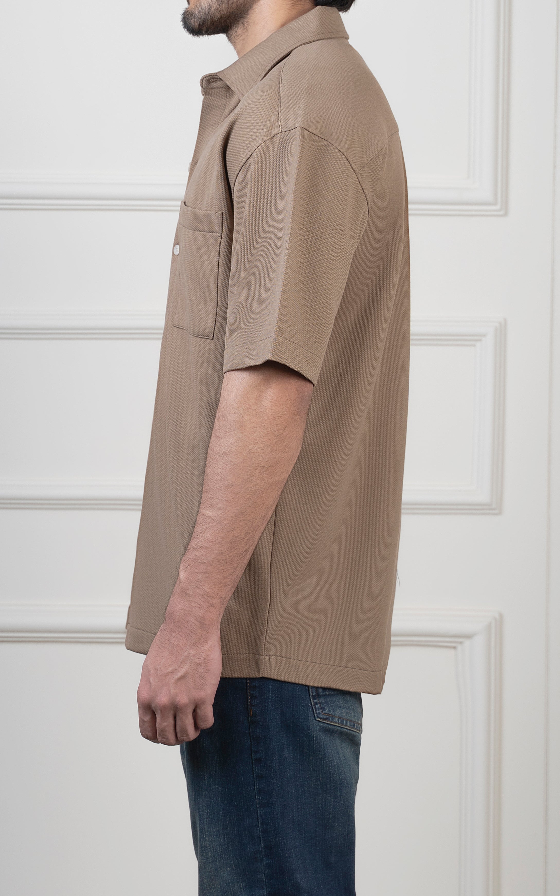 OVERSIZED KNITTED SHIRT MOUSE