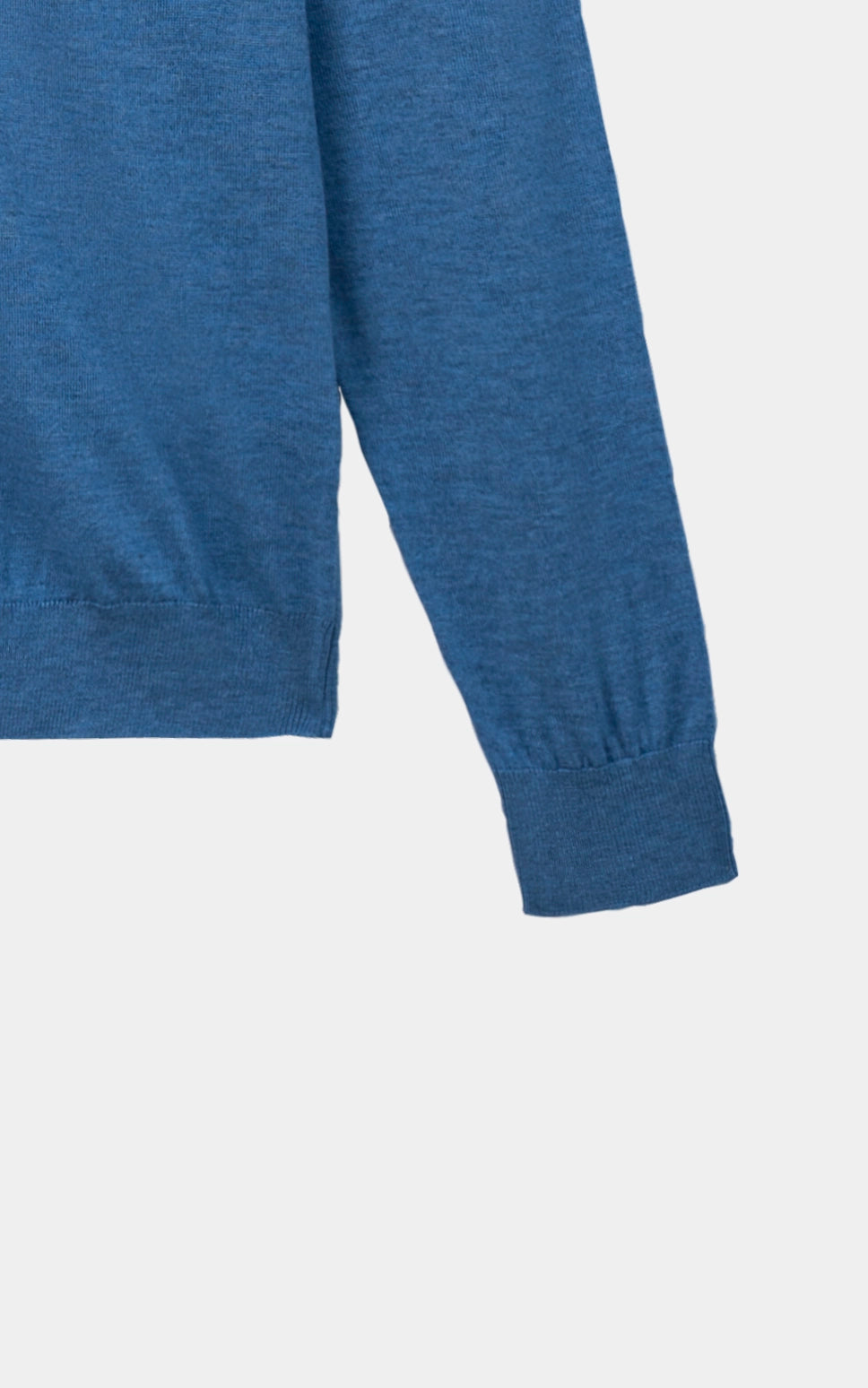 Polo Collar Sweater Blue