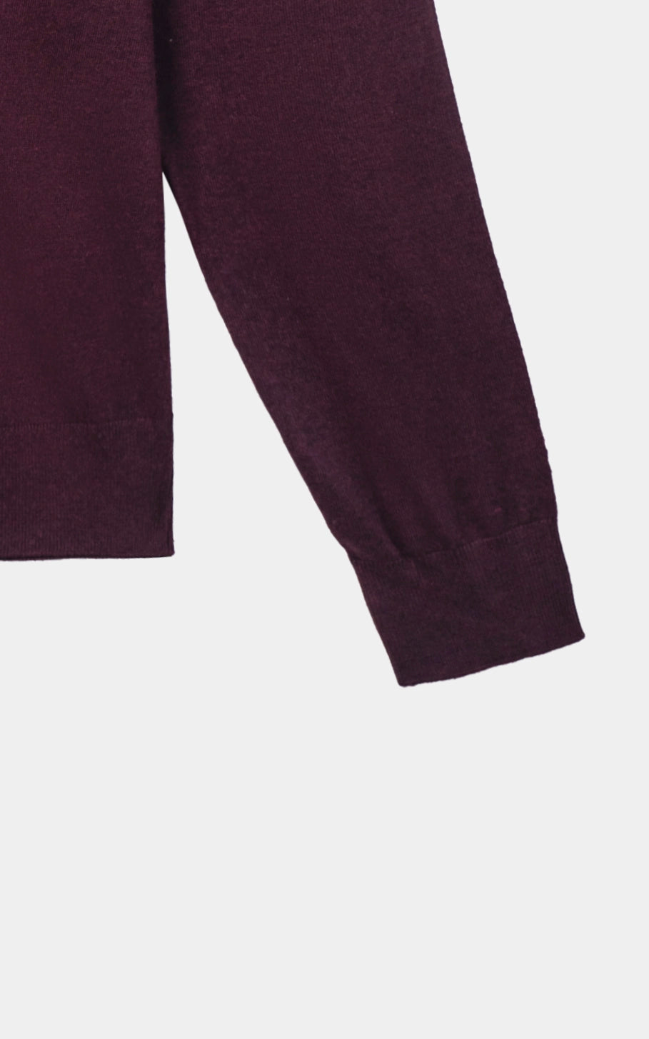 Polo Collar Sweater Maroon