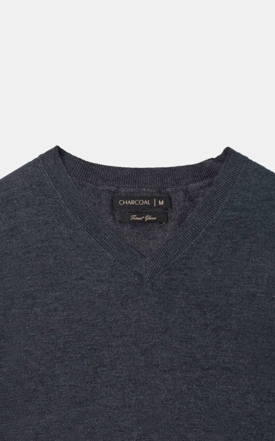 V-Neck Sweater Grey melange