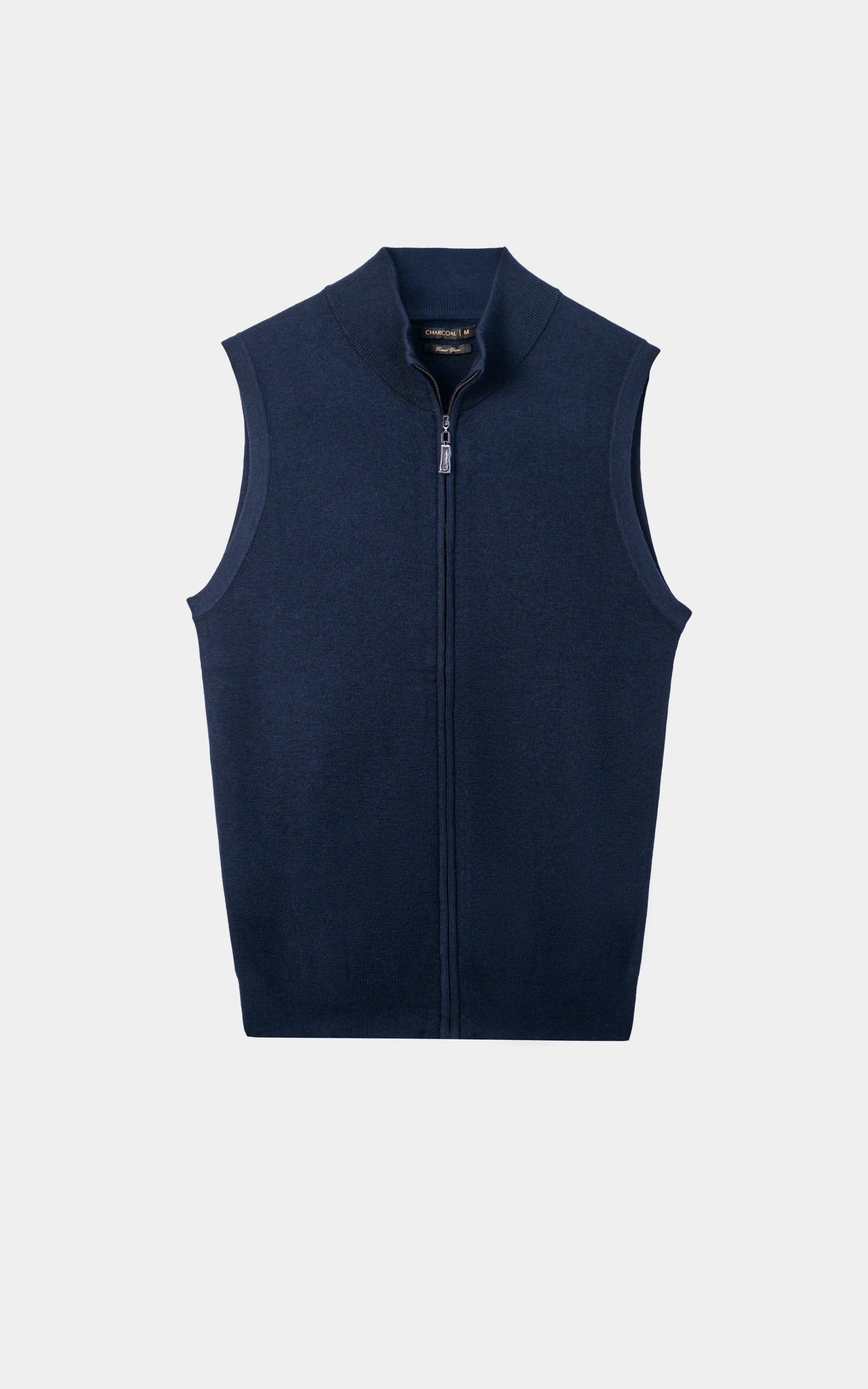 Sweater full zip Blue