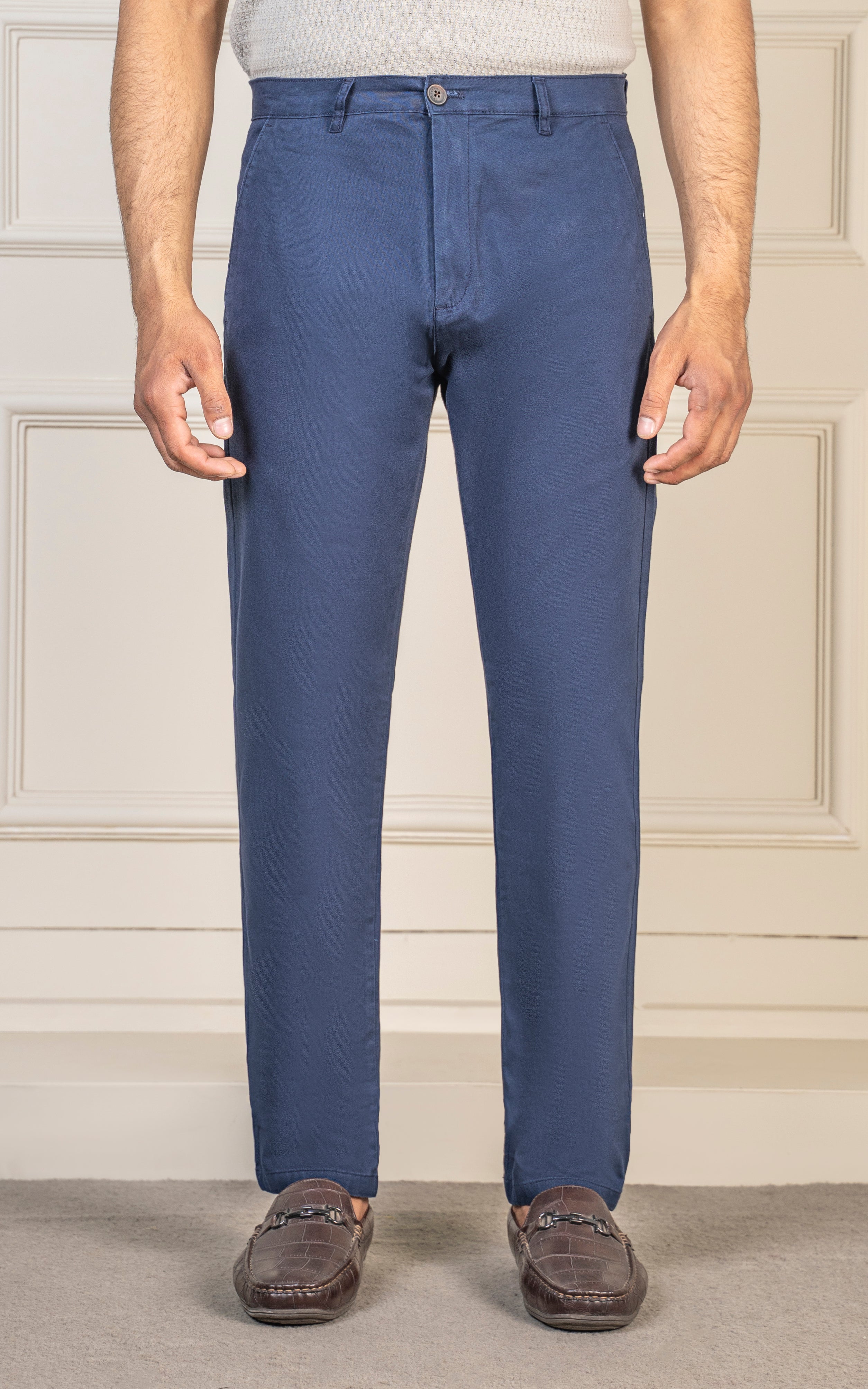 TWILL SMART FIT PANT NAVY