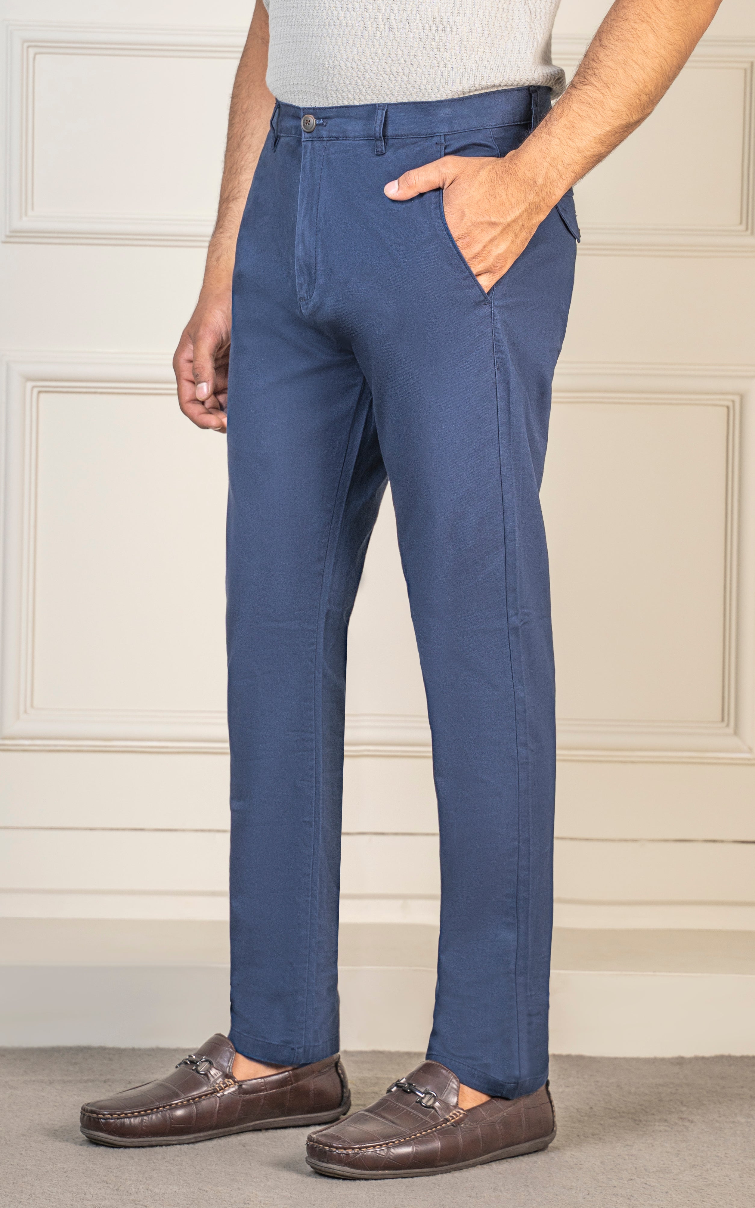 TWILL SMART FIT PANT NAVY