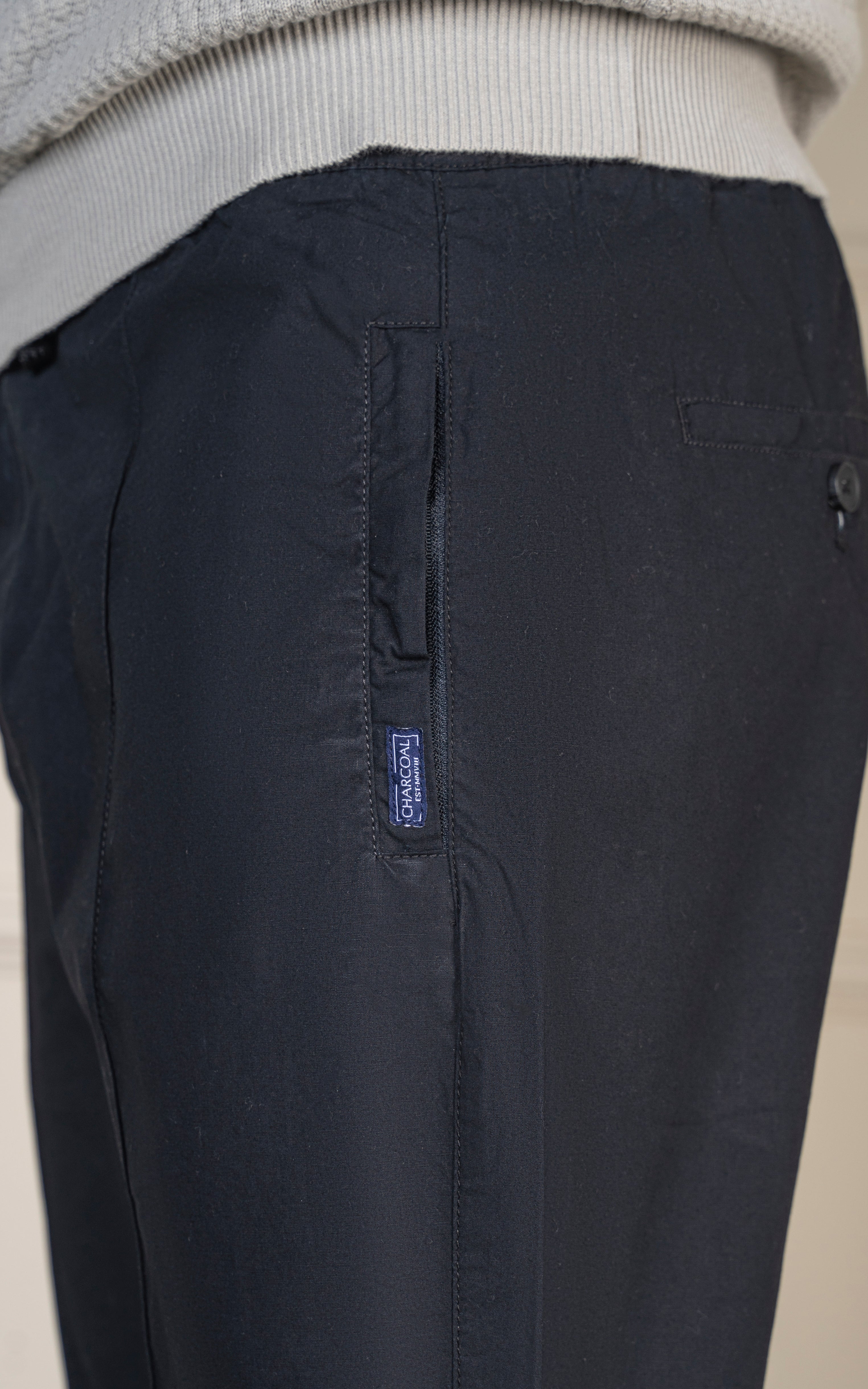 SLIM FIT JOGGER TROUSER BLACK