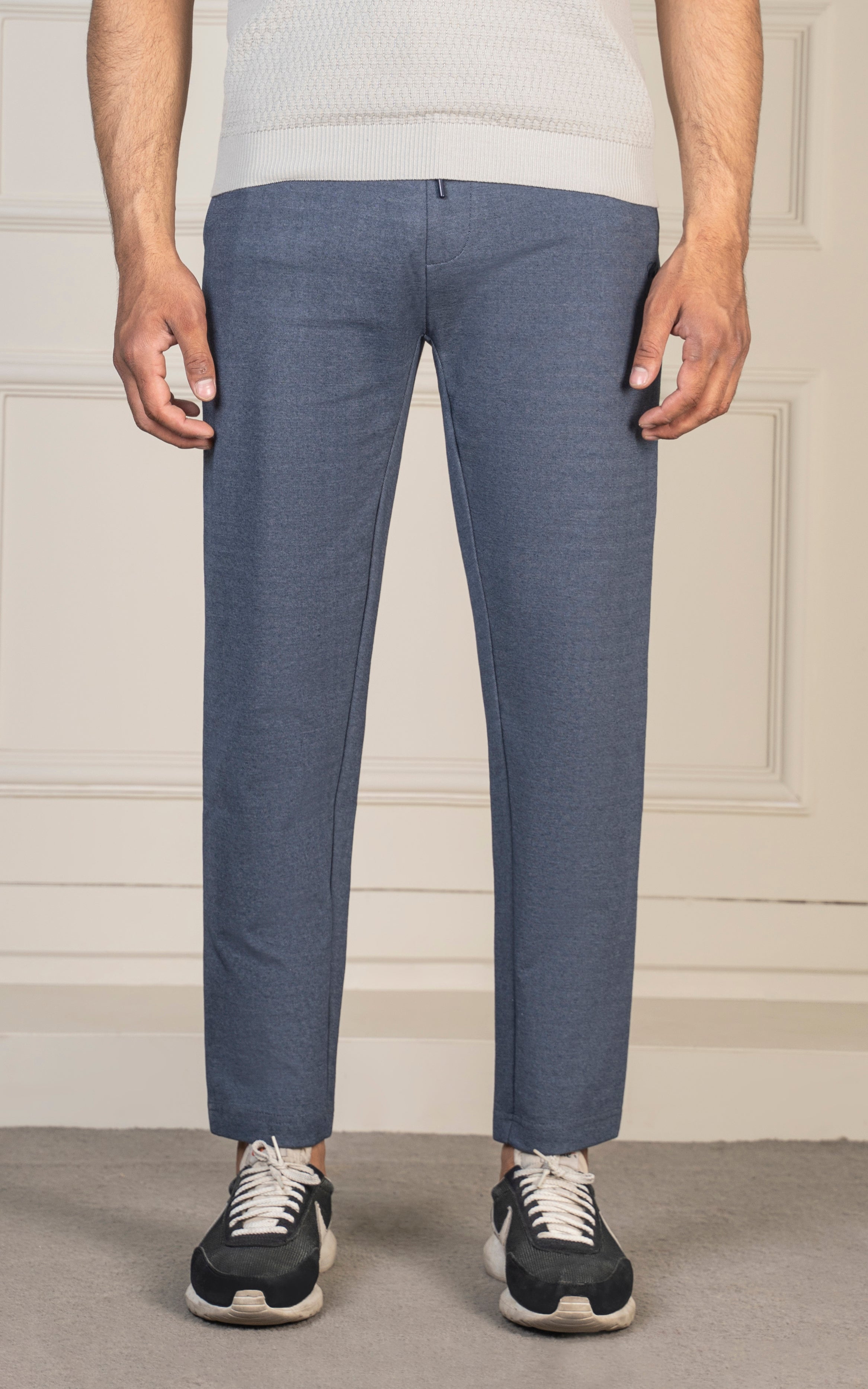REGULAR FIT INTERLOCK JOGGER TROUSER NAVY