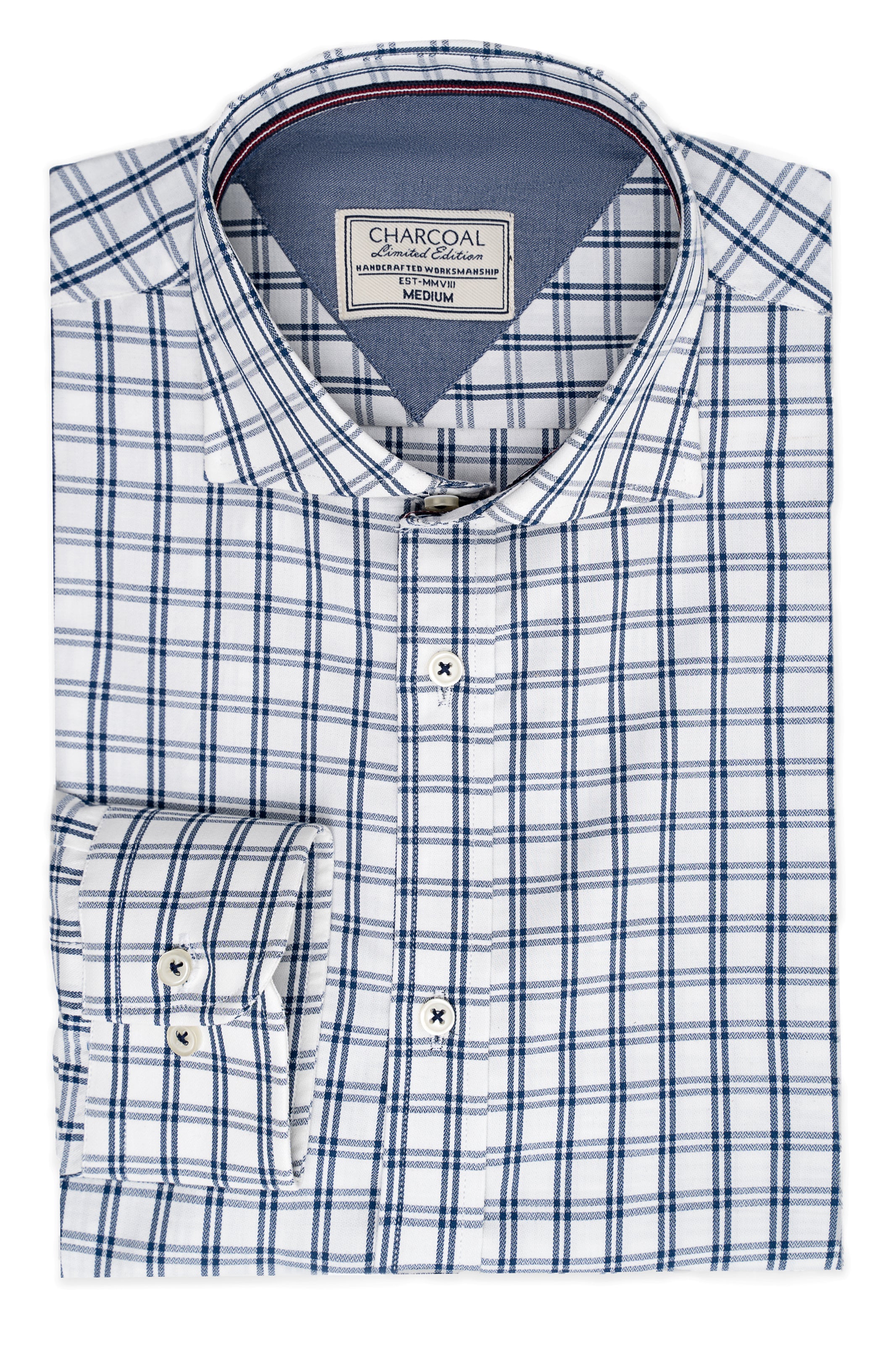 LIMITED EDITION SHIRTS BLUE WHITE CHECK
