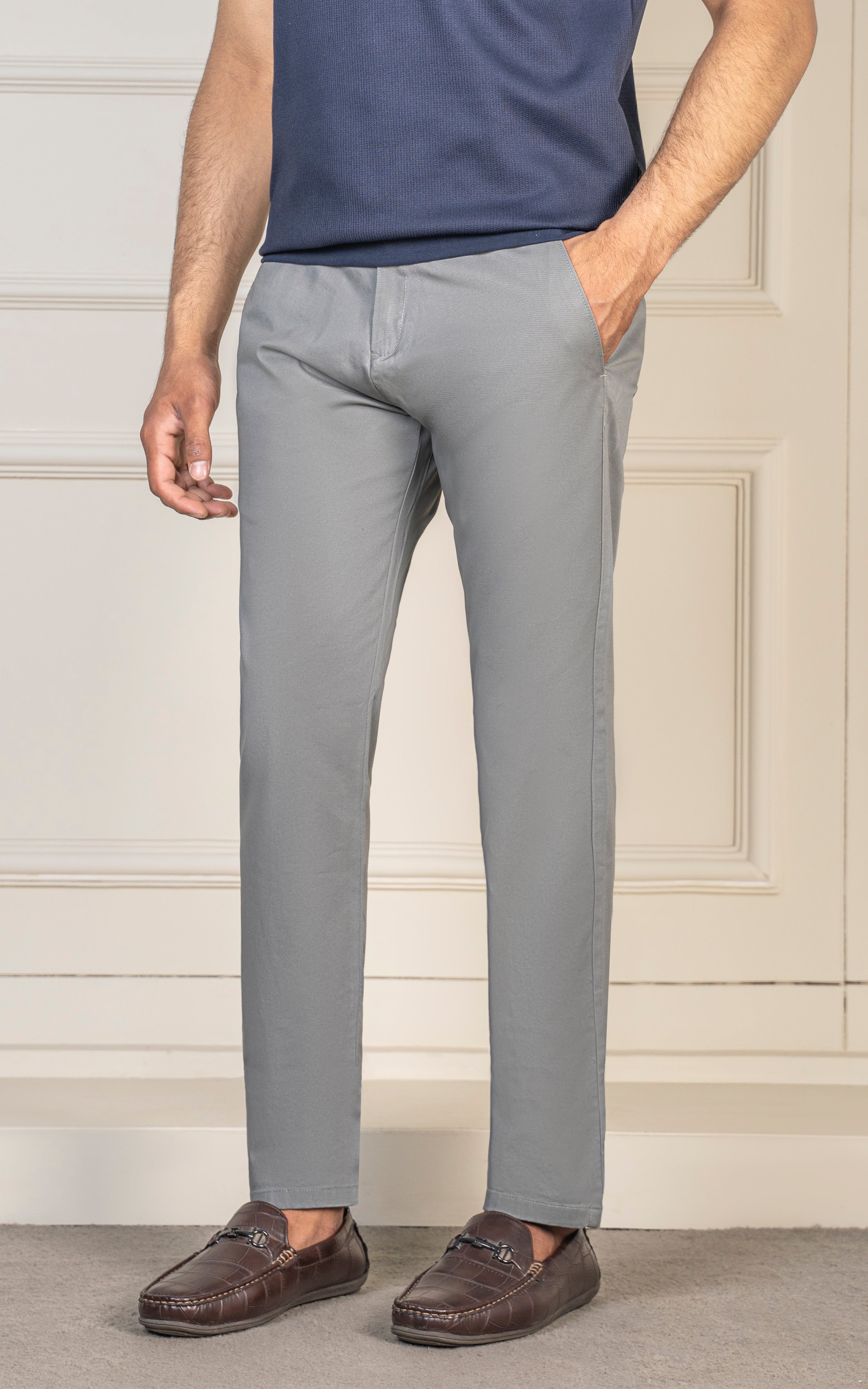 TWILL SMART FIT PANT GREY