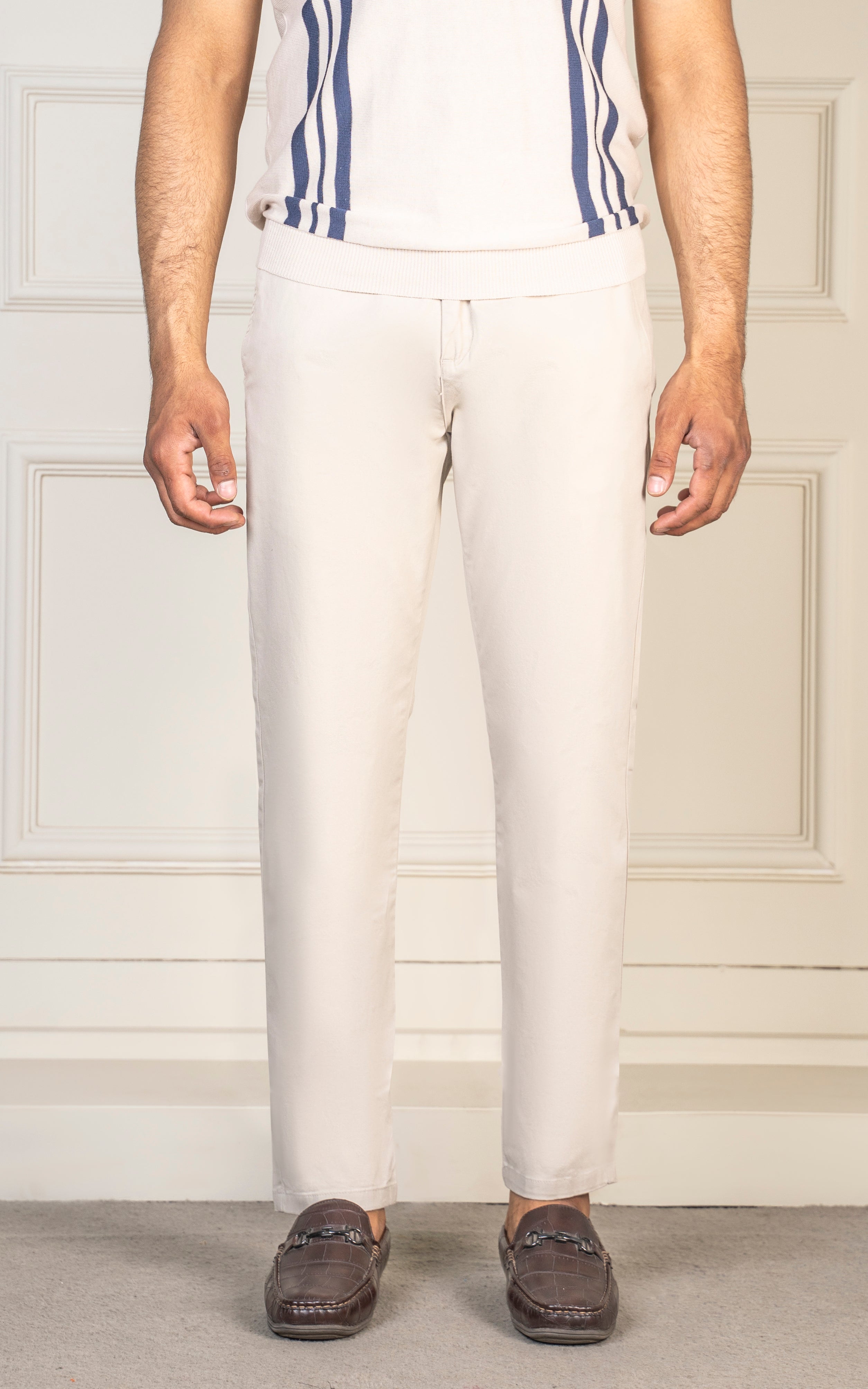 TWILL SMART FIT PANT BEIGE