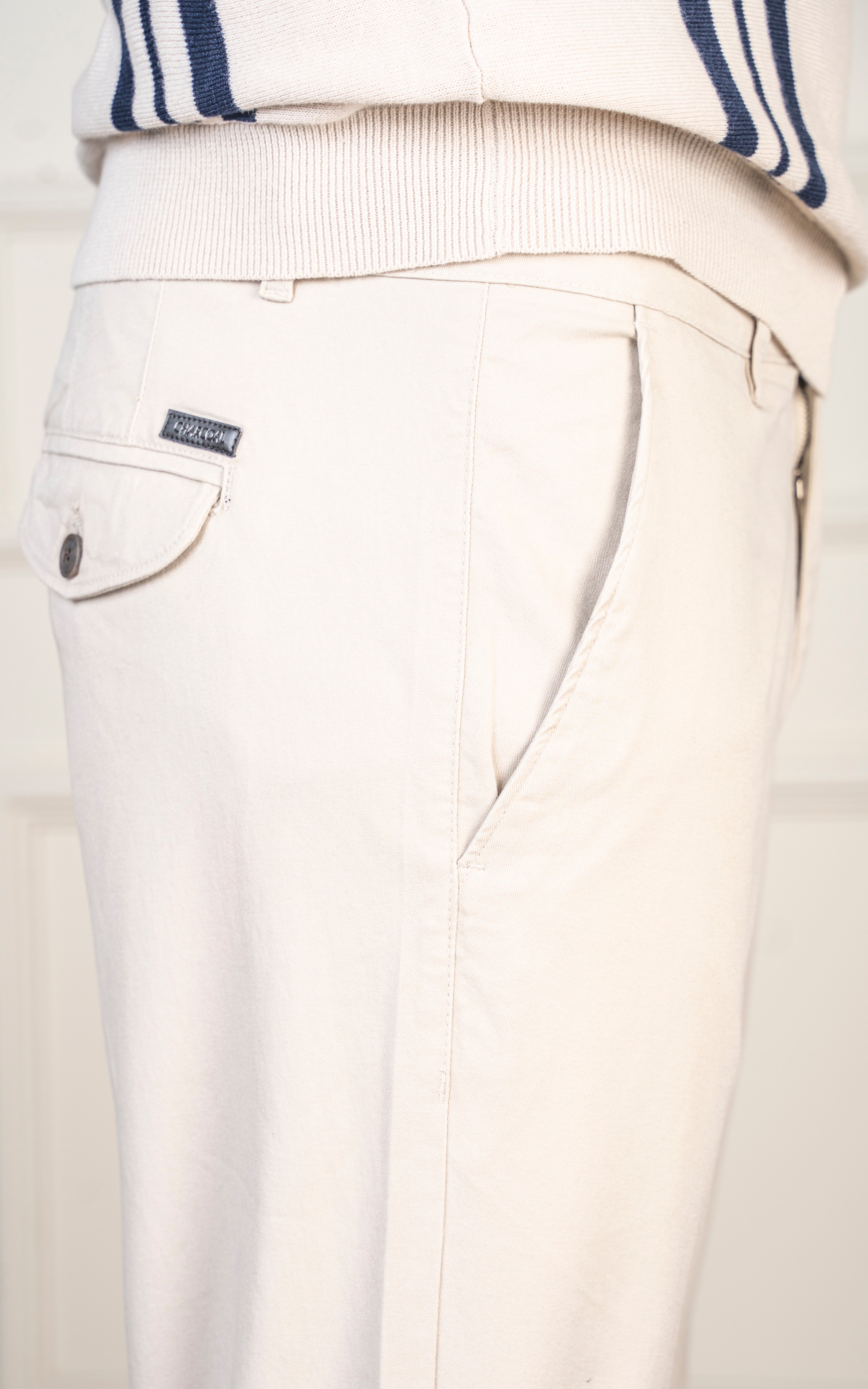 TWILL SMART FIT PANT BEIGE