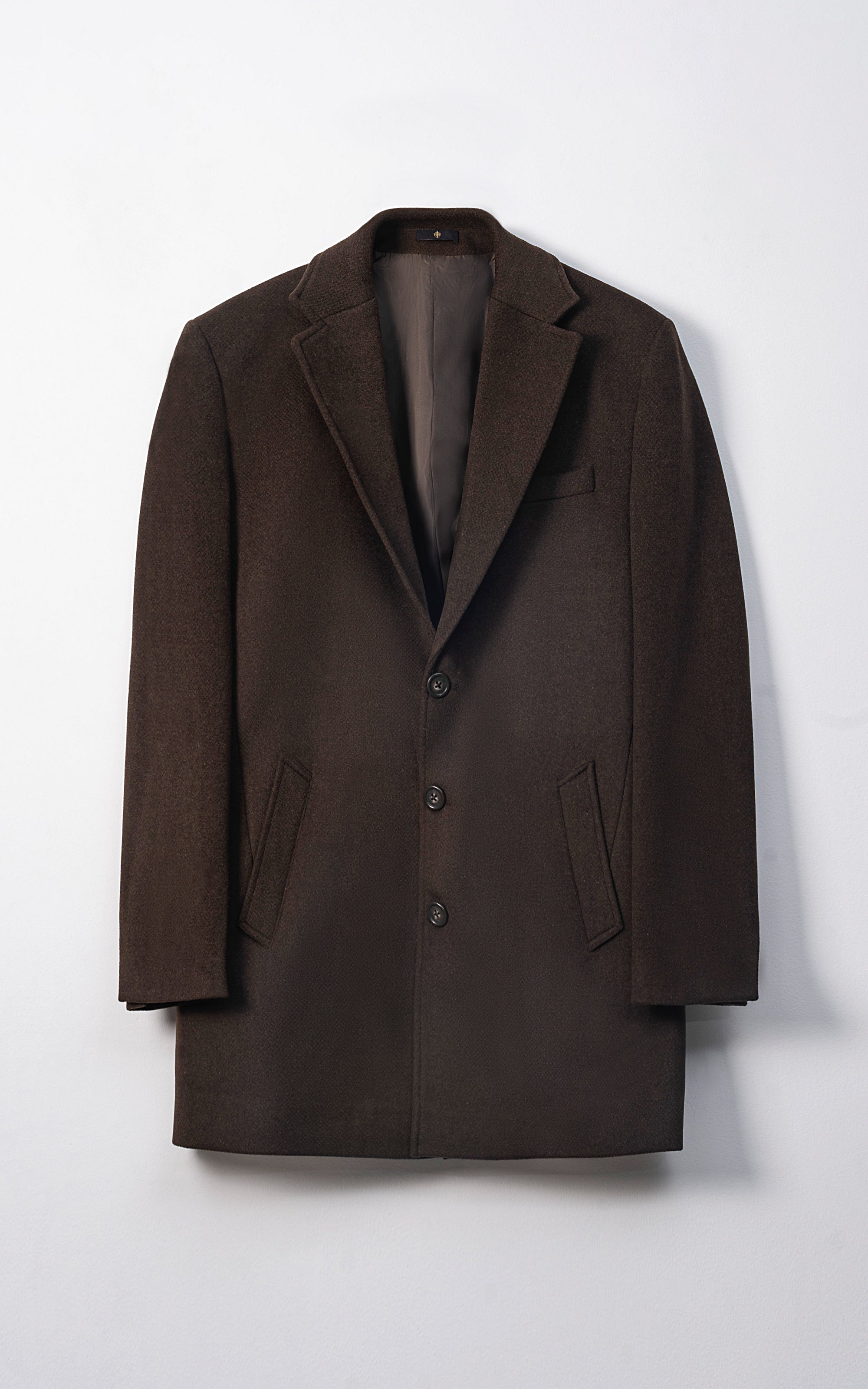 REFINED CLASSIC LONG COAT OLIVE