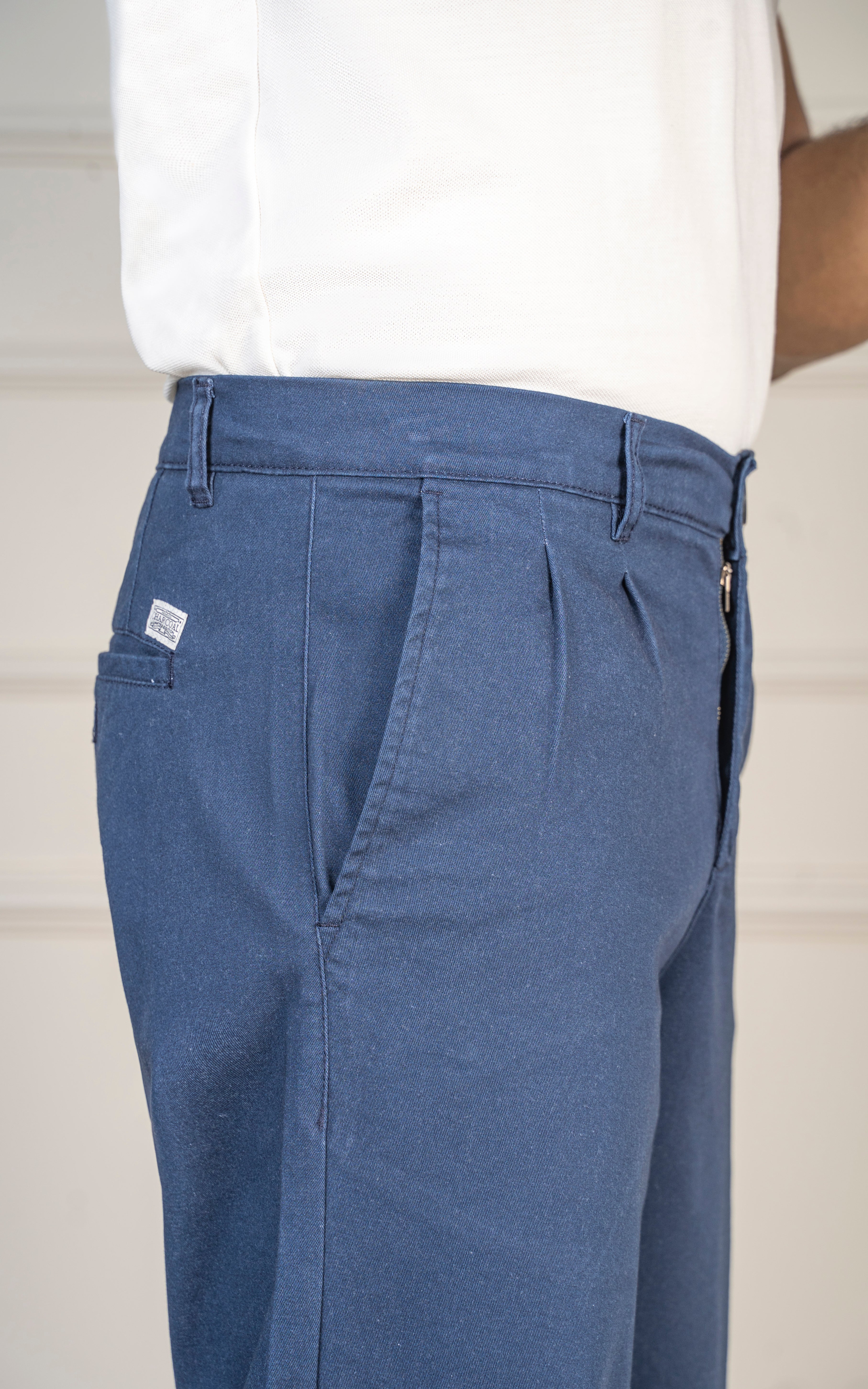 TWILL LOOSE FIT PANT NAVY