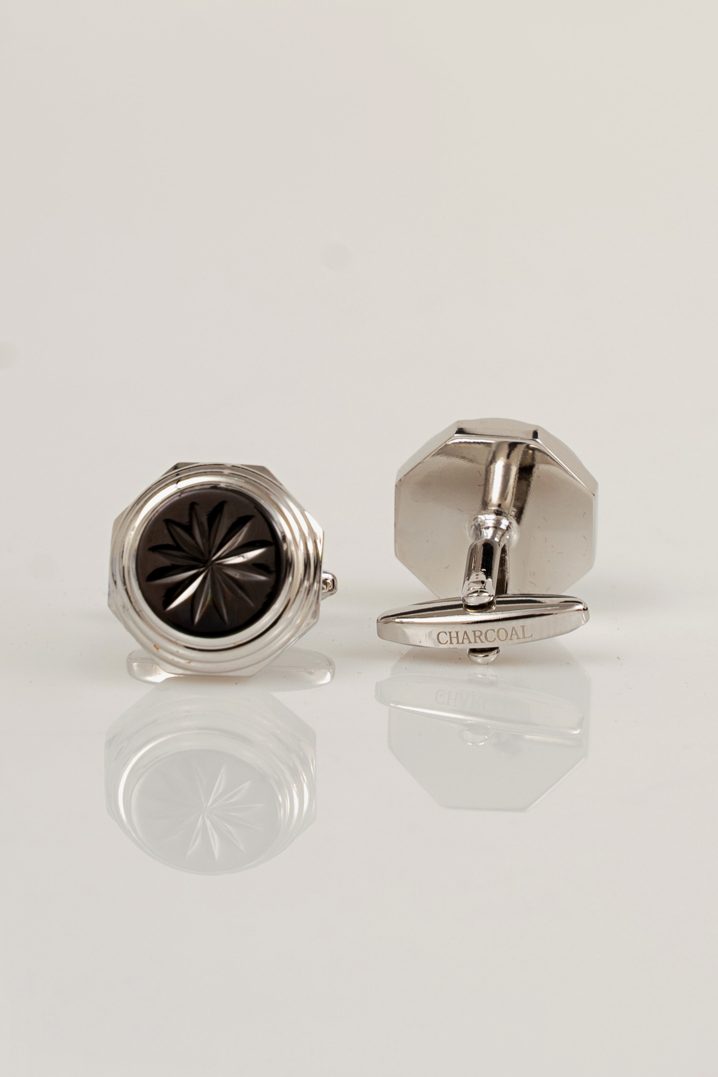 CUFFLINKS - Charcoal Clothing