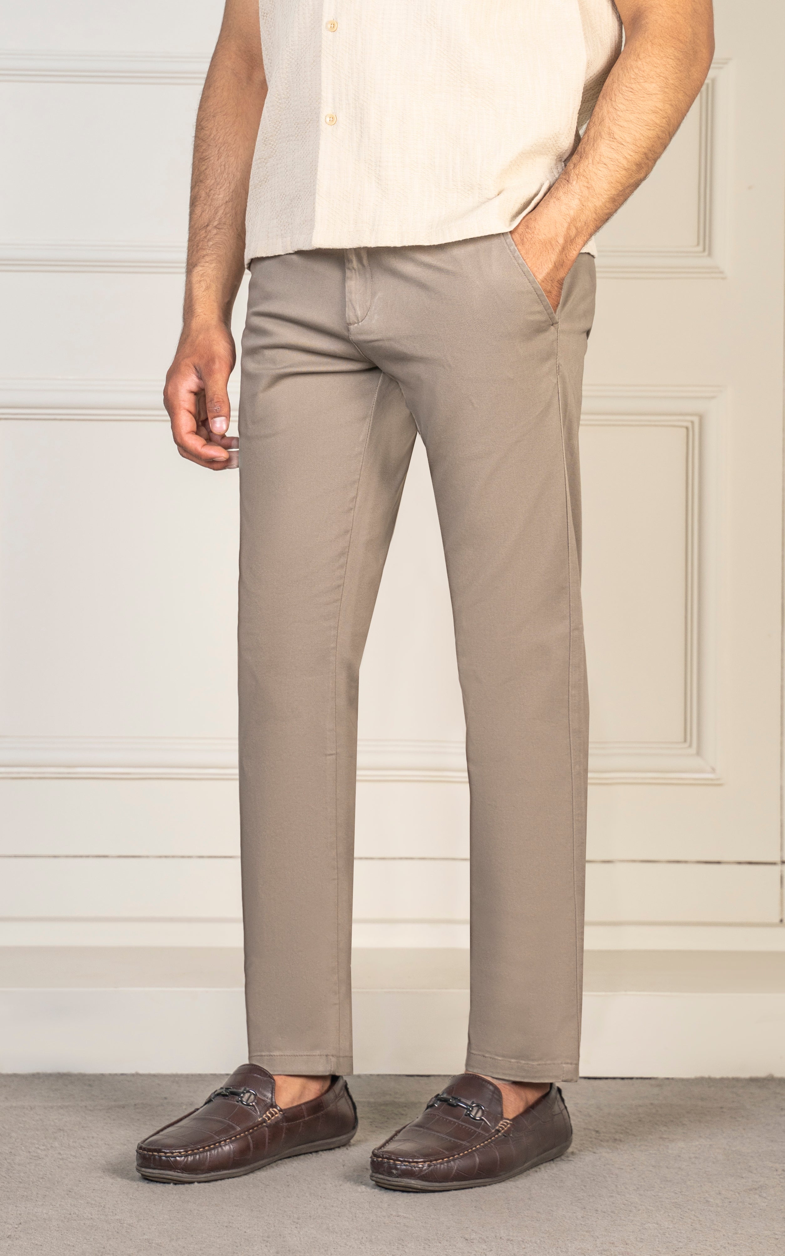 TWILL SMART FIT PANT KHAKI