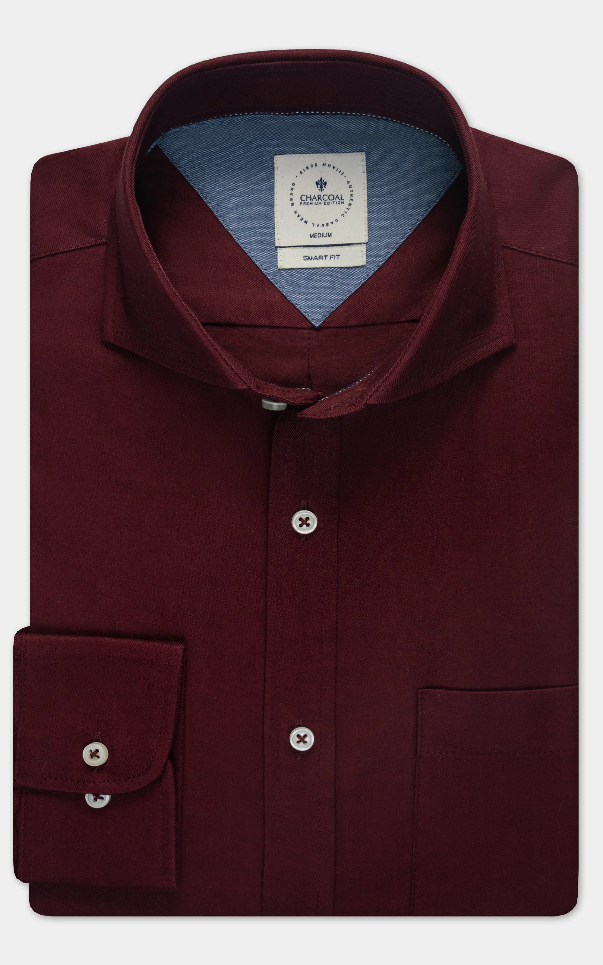 SMART SHIRT MAROON