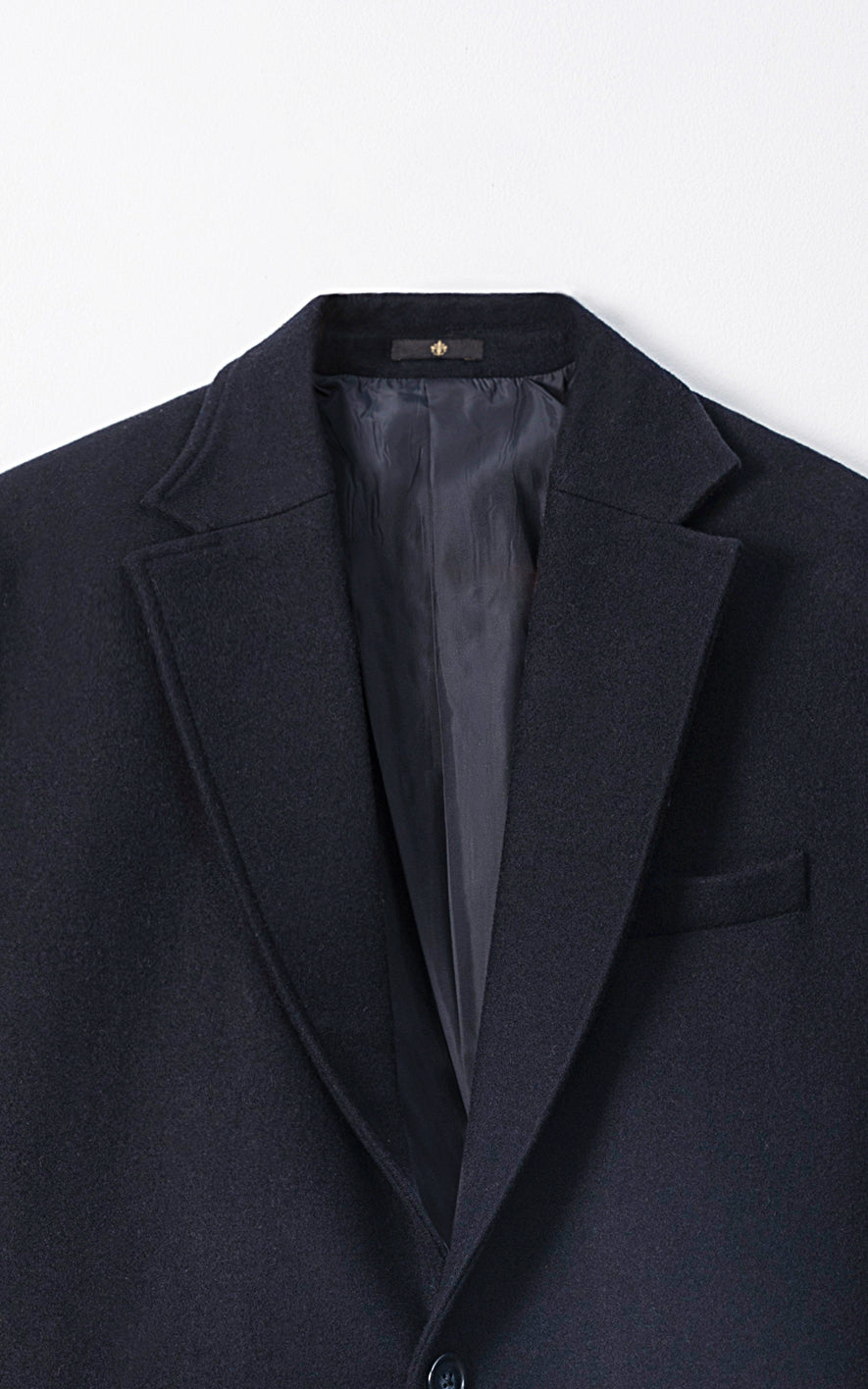 REFINED CLASSIC LONG COAT NAVY