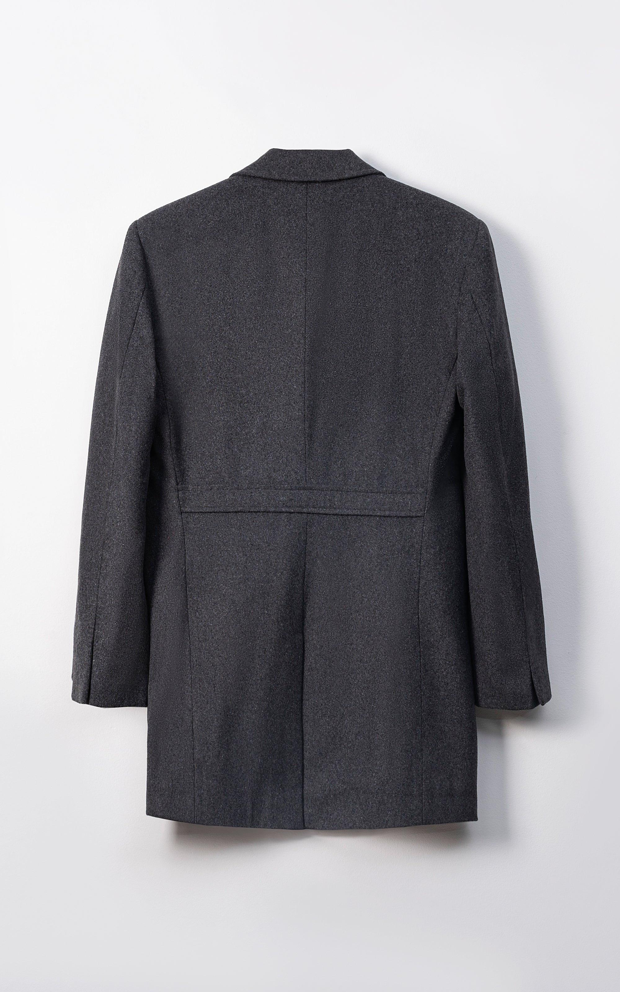 REFINED CLASSIC LONG COAT DARK GREY