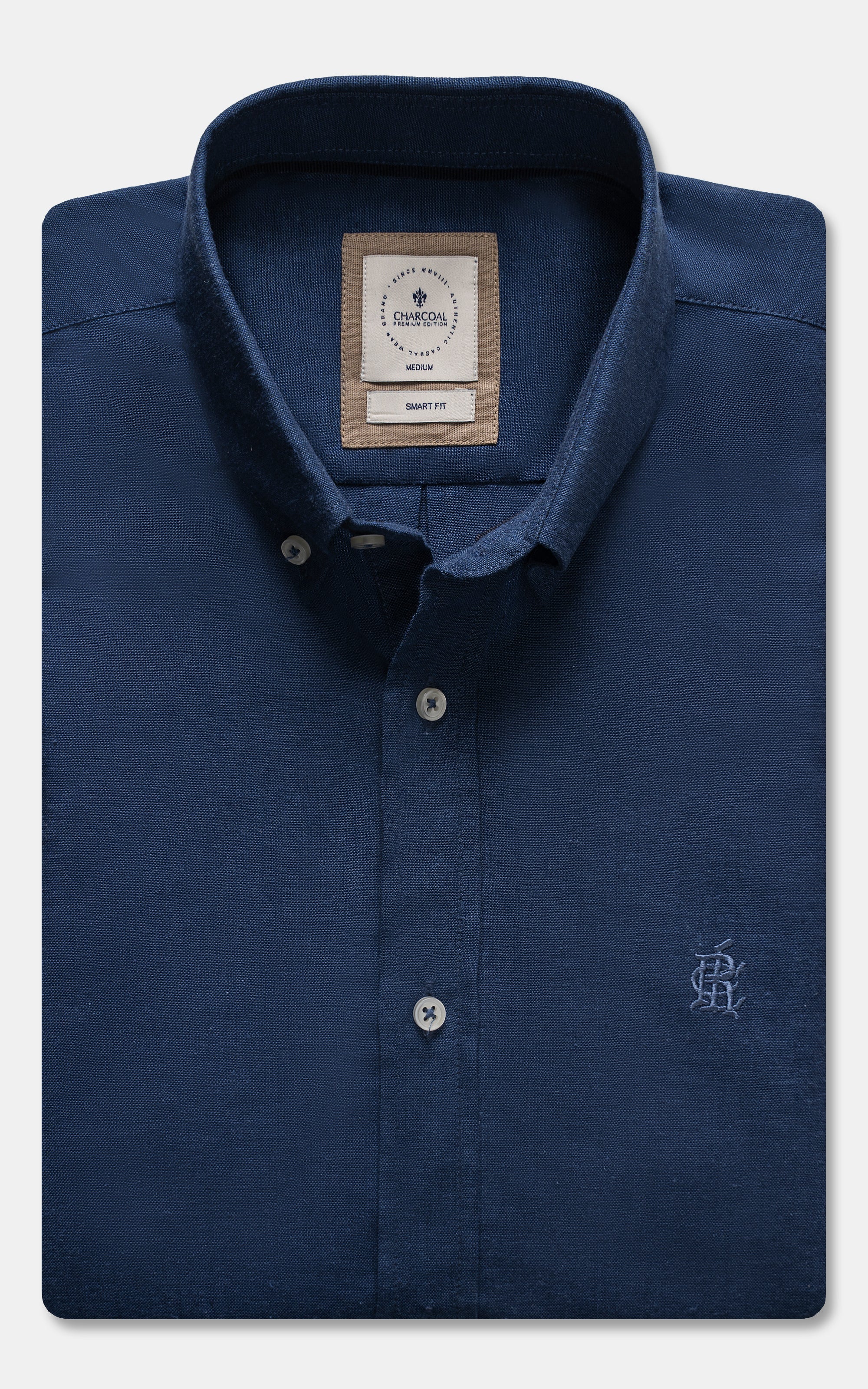 BUTTON DOWN COLLAR SHIRT SMART SHIRT BLUE