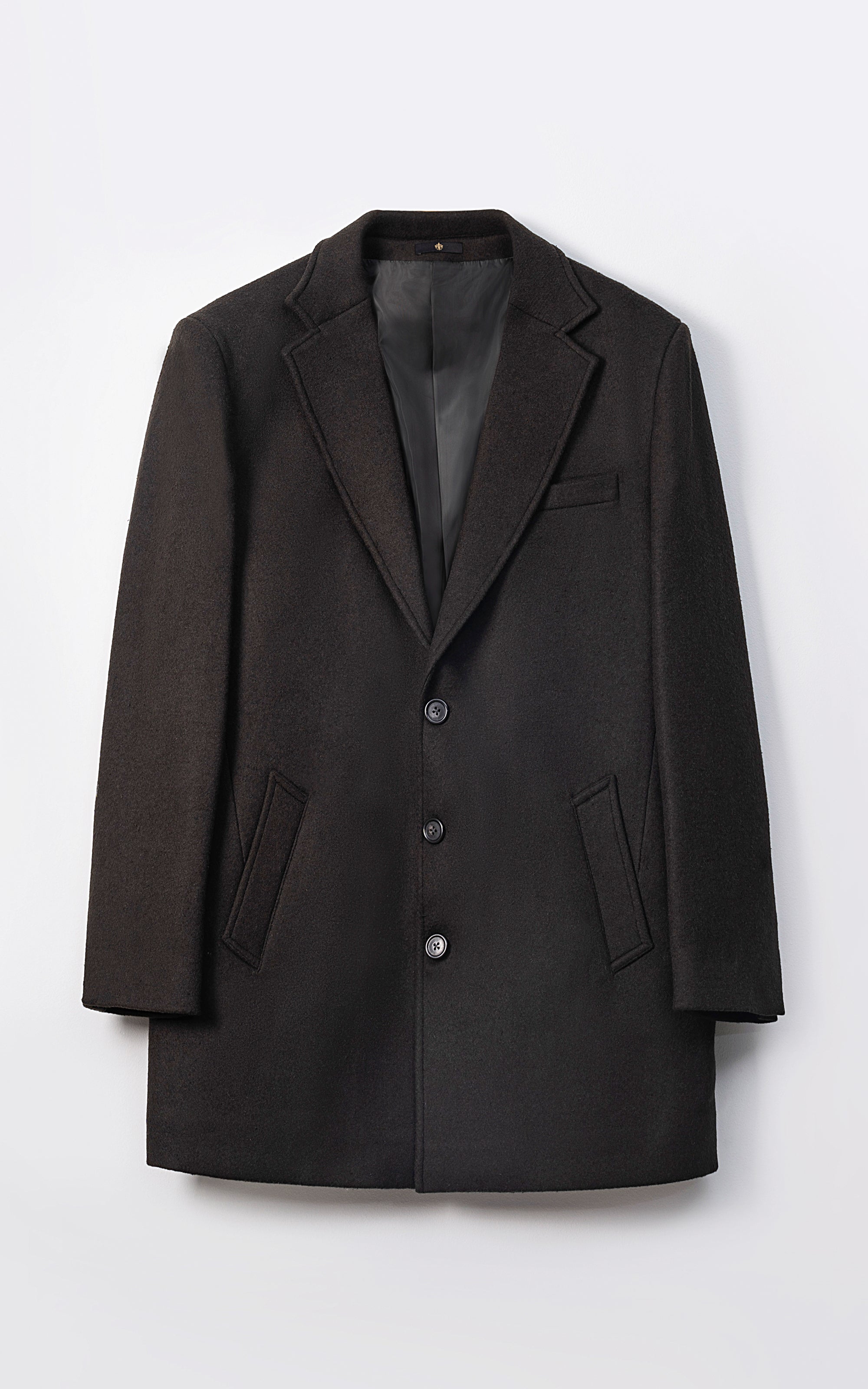 REFINED CLASSIC LONG COAT OLIVE