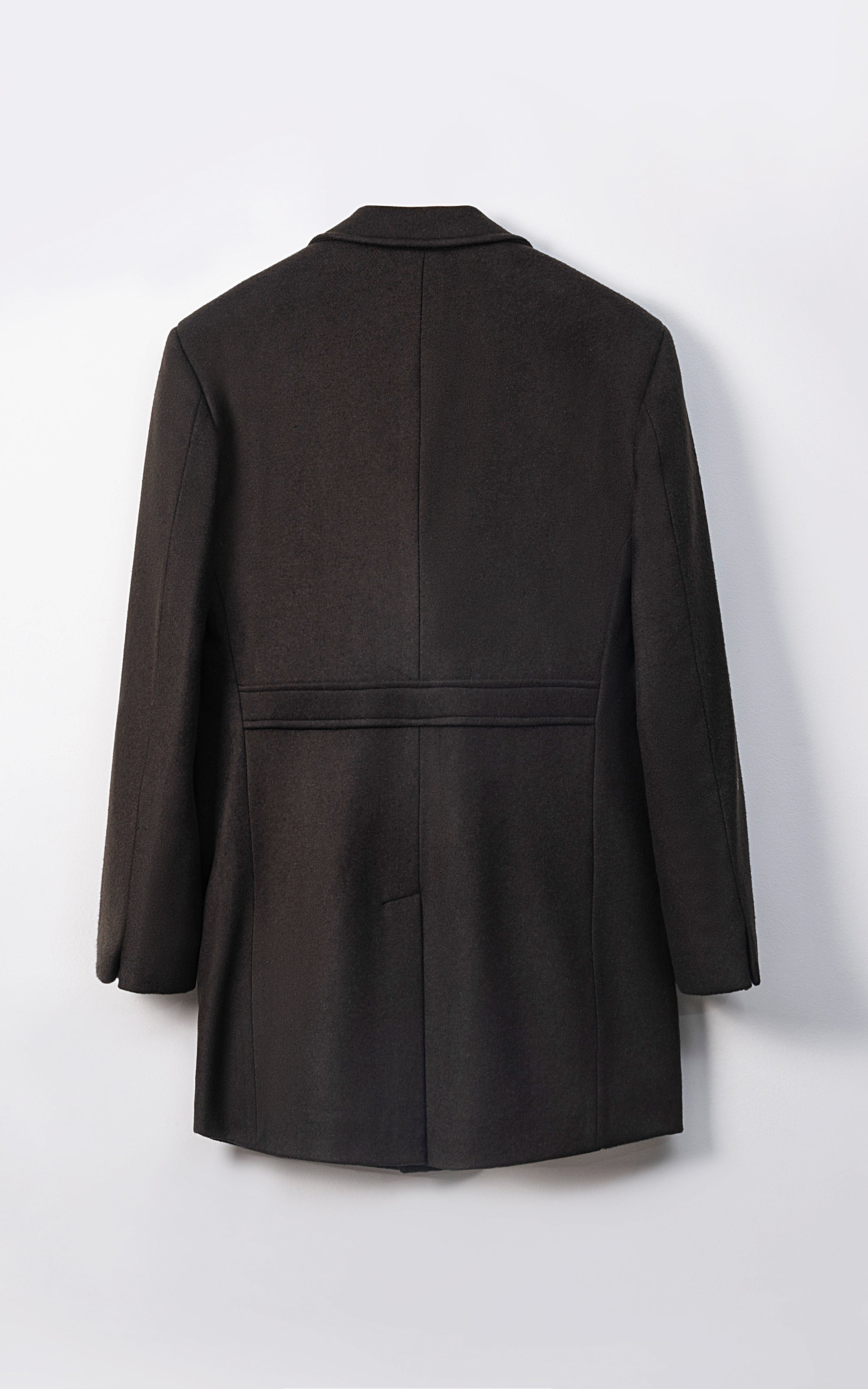 REFINED CLASSIC LONG COAT OLIVE
