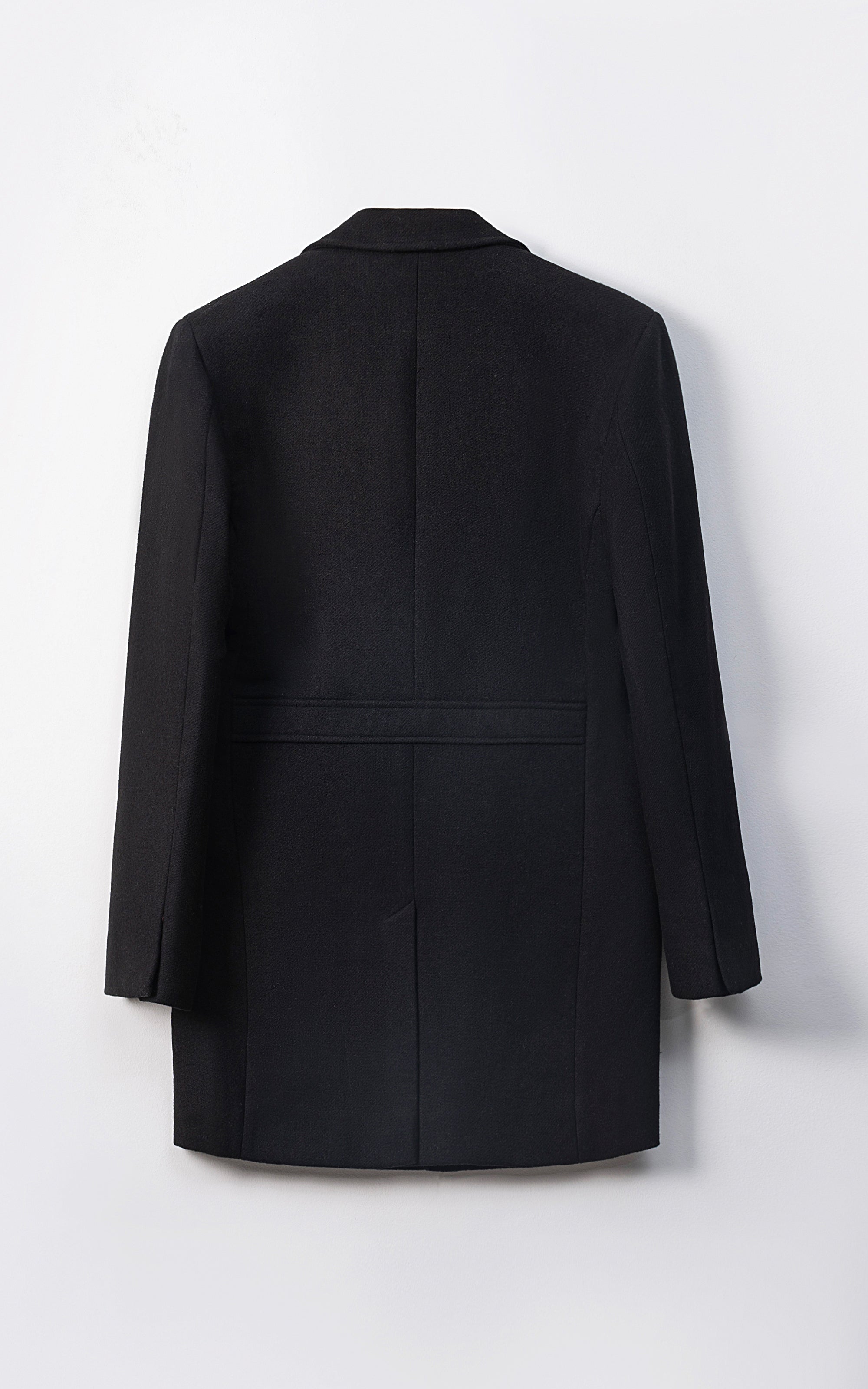 REFINED CLASSIC LONG COAT BLACK