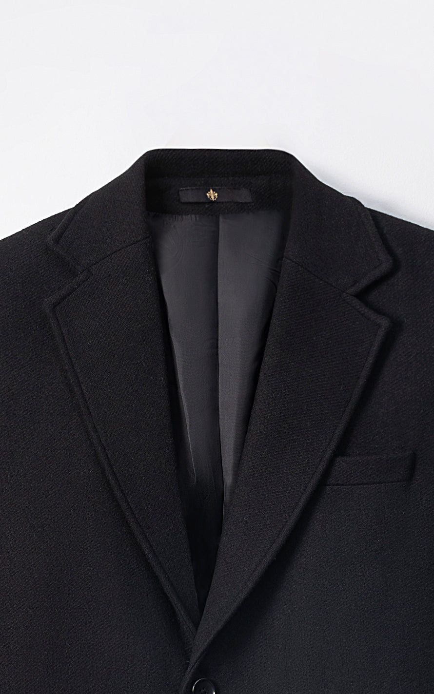 REFINED CLASSIC LONG COAT BLACK