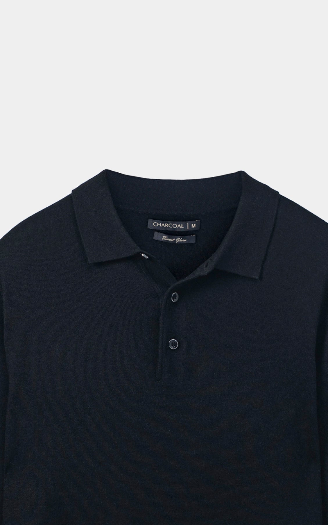 Polo Collar Sweater Black