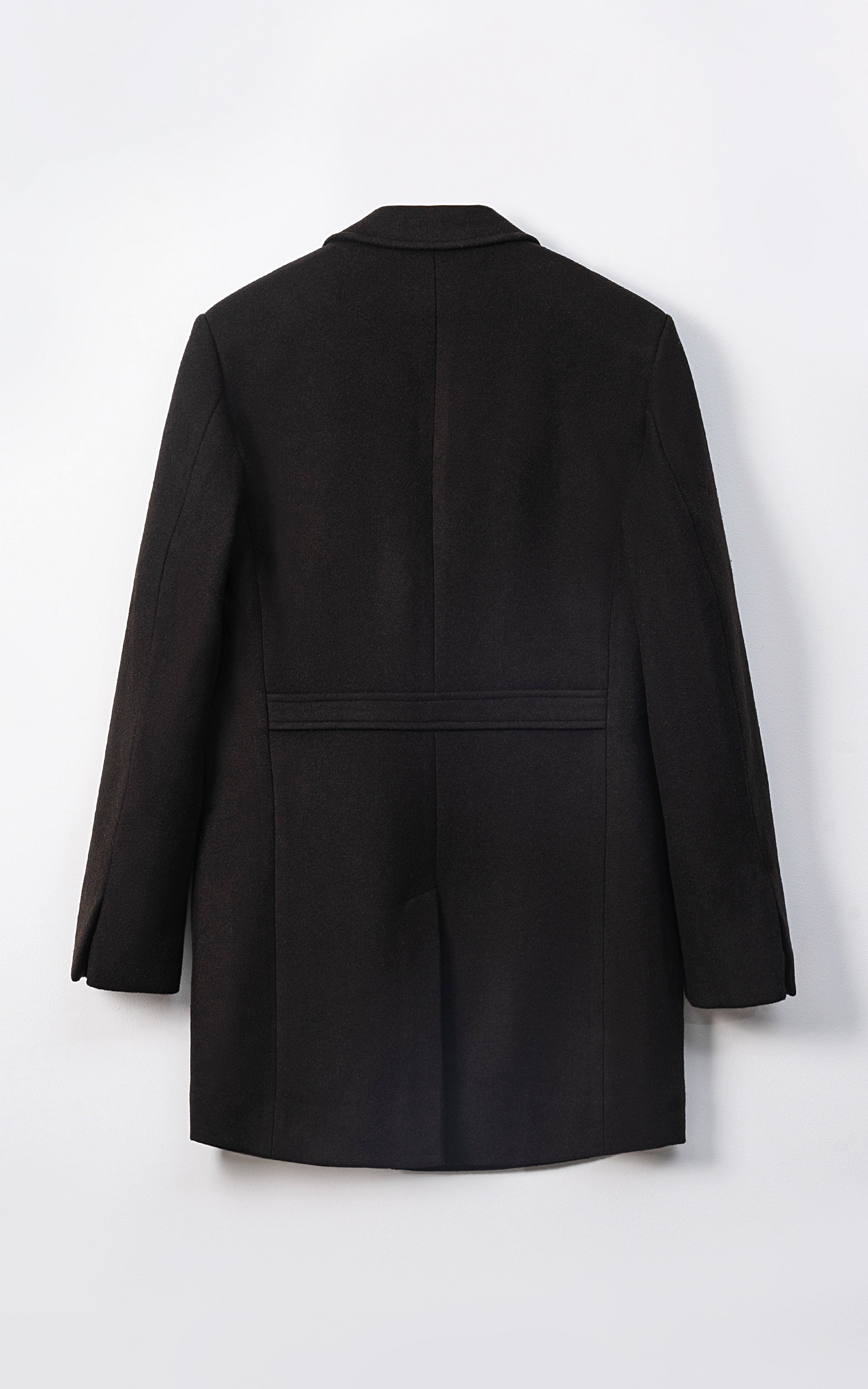 REFINED CLASSIC LONG COAT BLACK